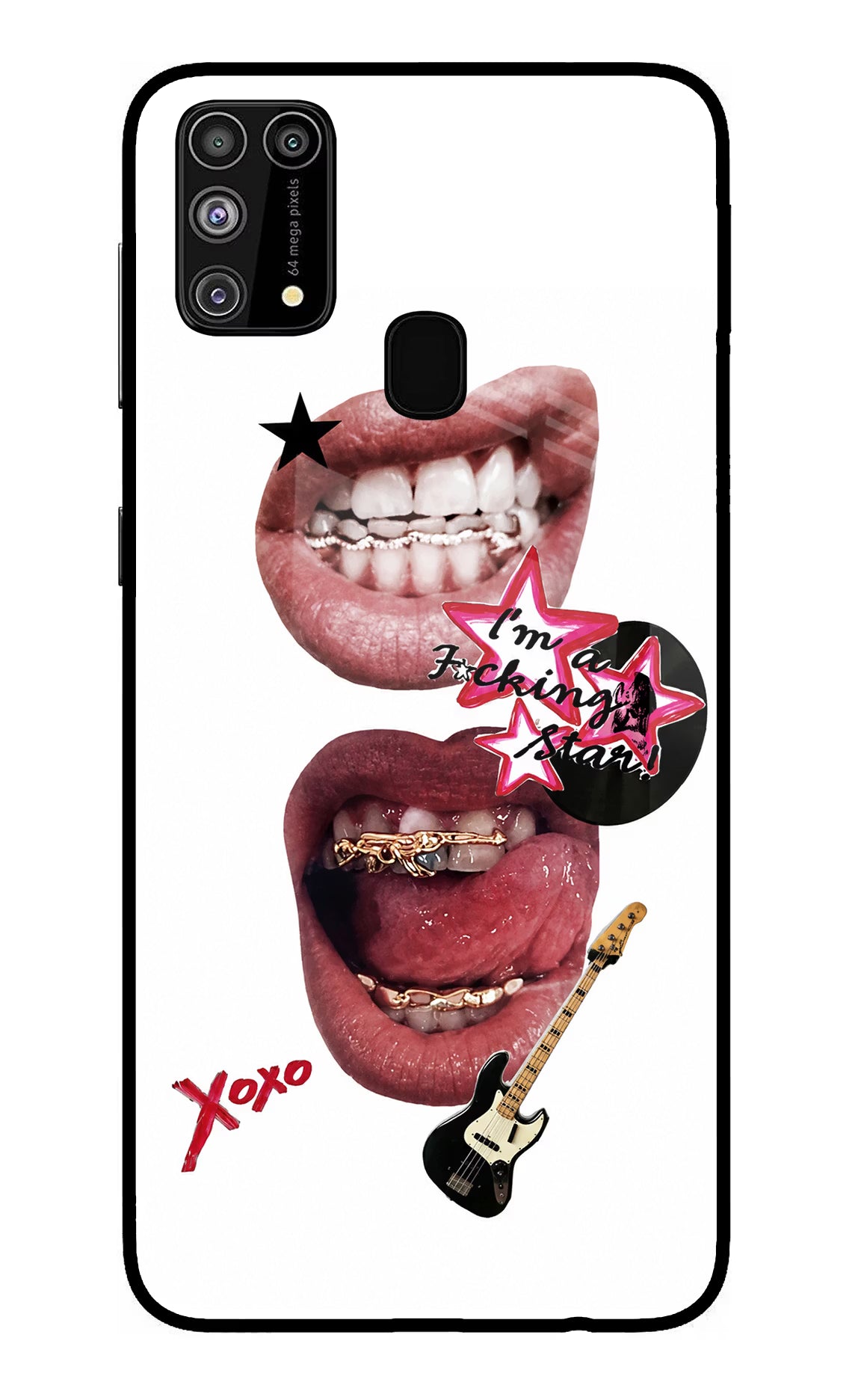Rockstar Samsung M31/F41 Glass Case - Rockstar Samsung M31/F41 Glass Case Rockstar Samsung M31/F41 Glass Case