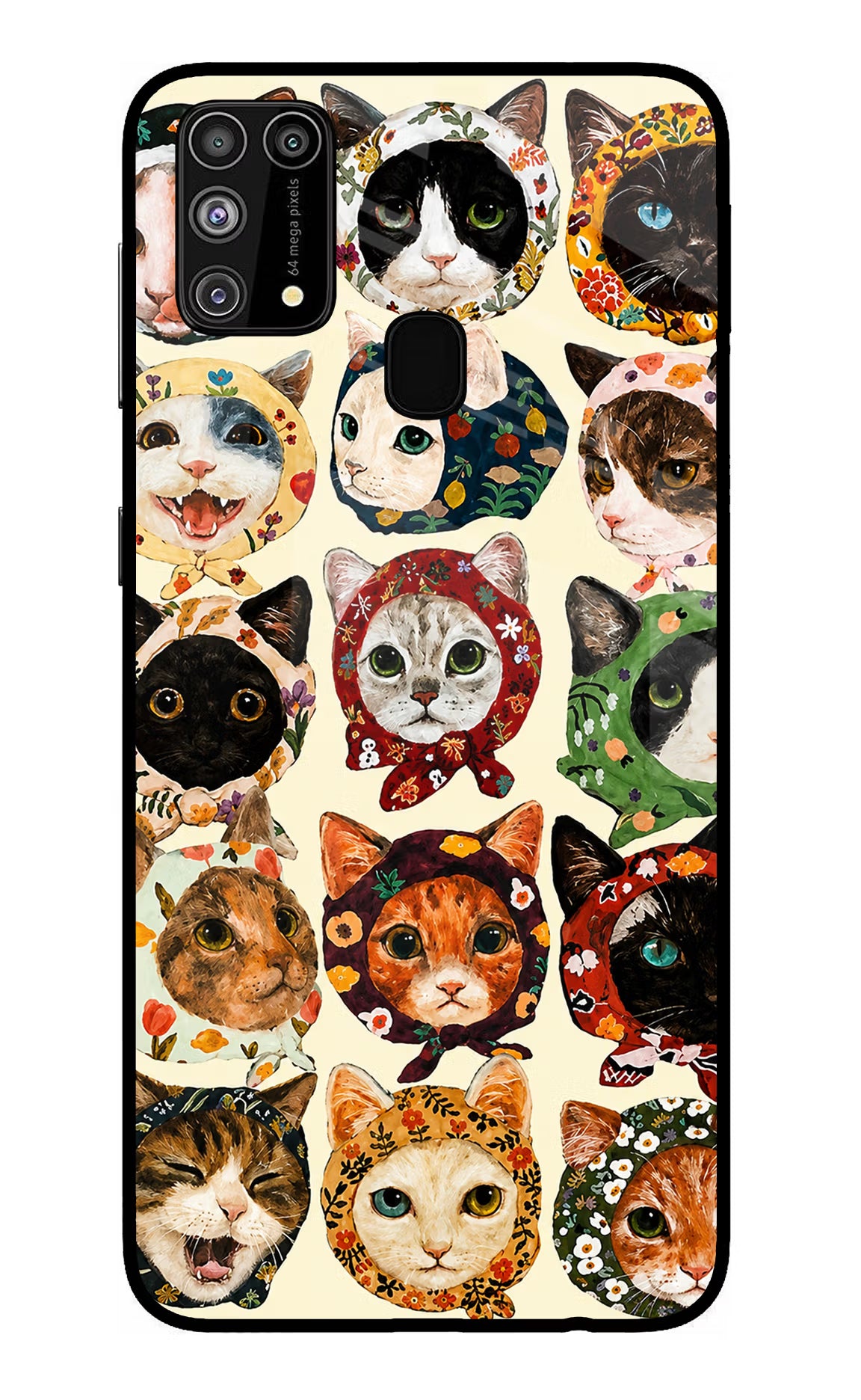 Cool Cat Samsung M31/F41 Glass Case - Cool Cat Samsung M31/F41 Glass Case Cool Cat Samsung M31/F41 Glass Case