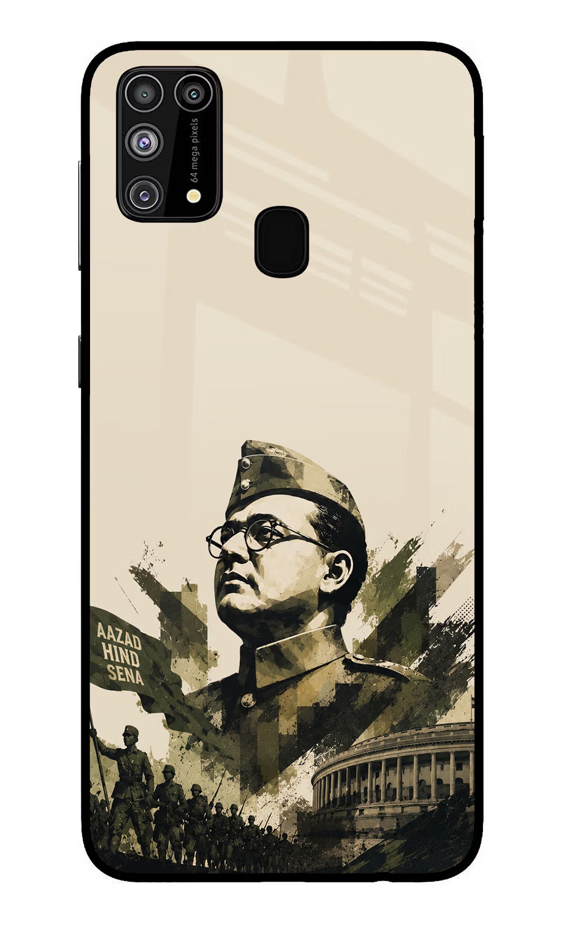 Netaji Rising Samsung M31/F41 Glass Case - Netaji Rising Samsung M31/F41 Glass Case Netaji Rising Samsung M31/F41 Glass Case