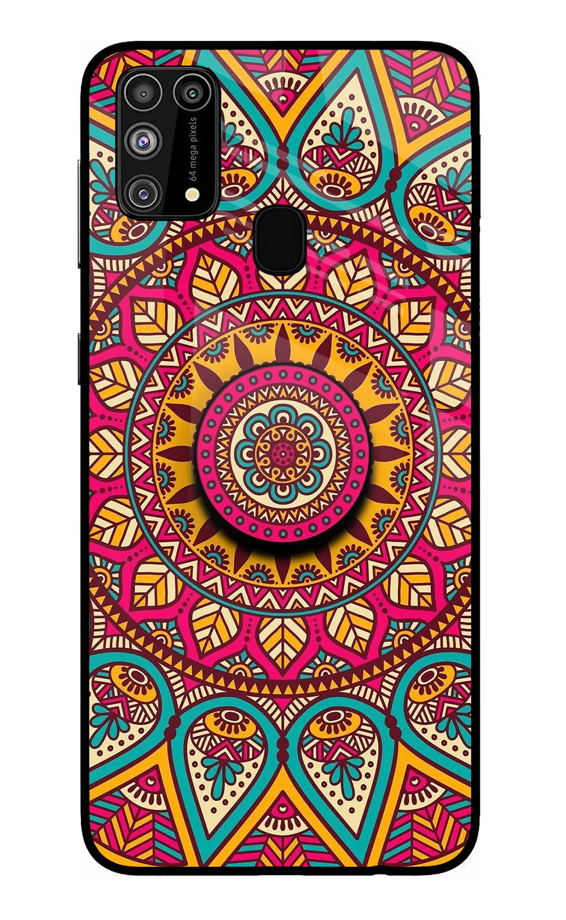 Mandala Samsung M31/F41 Glass Case - Mandala Samsung M31/F41 Glass Case Mandala Samsung M31/F41 Glass Case