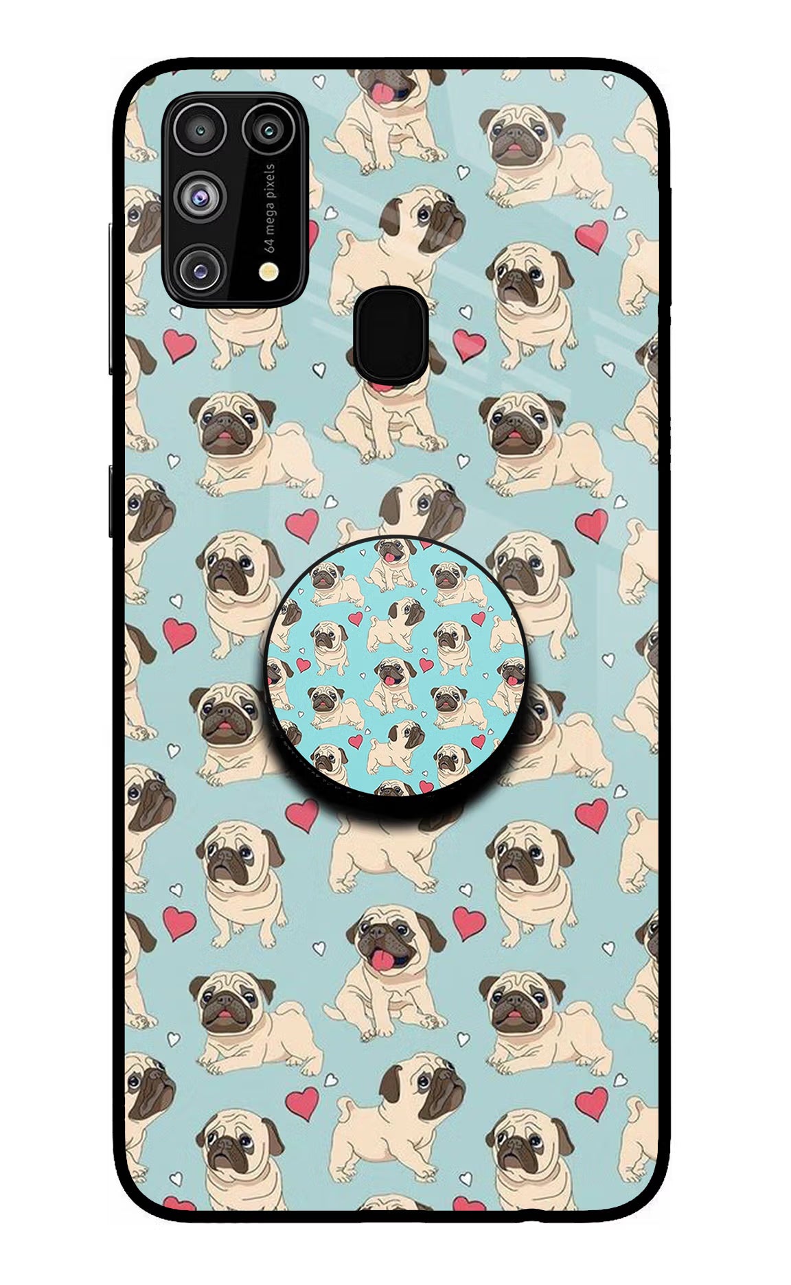 Pug Dog Samsung M31/F41 Pop Case - Pug Dog Samsung M31/F41 Pop Case by Casekaro Pug Dog Samsung M31/F41 Pop Case by Casekaro