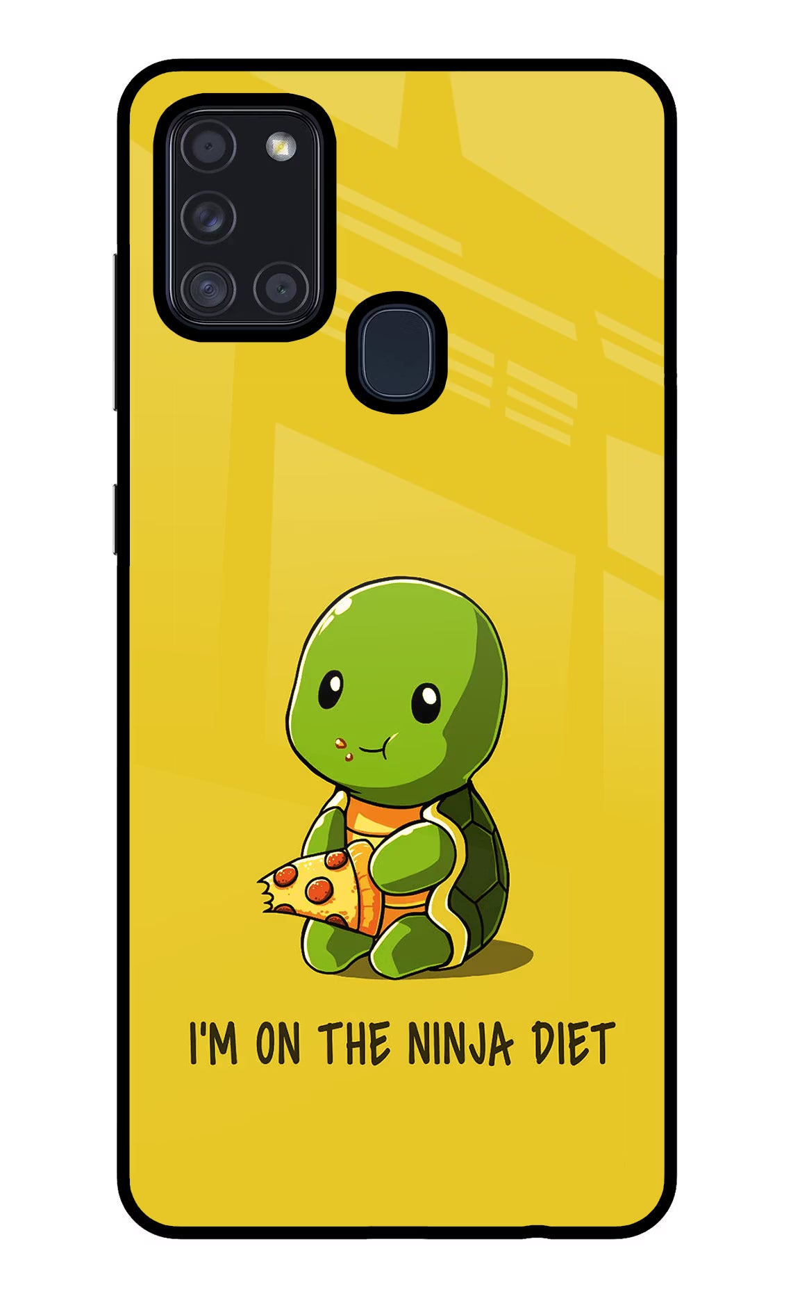 I'm on Ninja Diet Samsung A21s Glass Case - I'm on Ninja Diet Samsung A21s Glass Case I'm on Ninja Diet Samsung A21s Glass Case