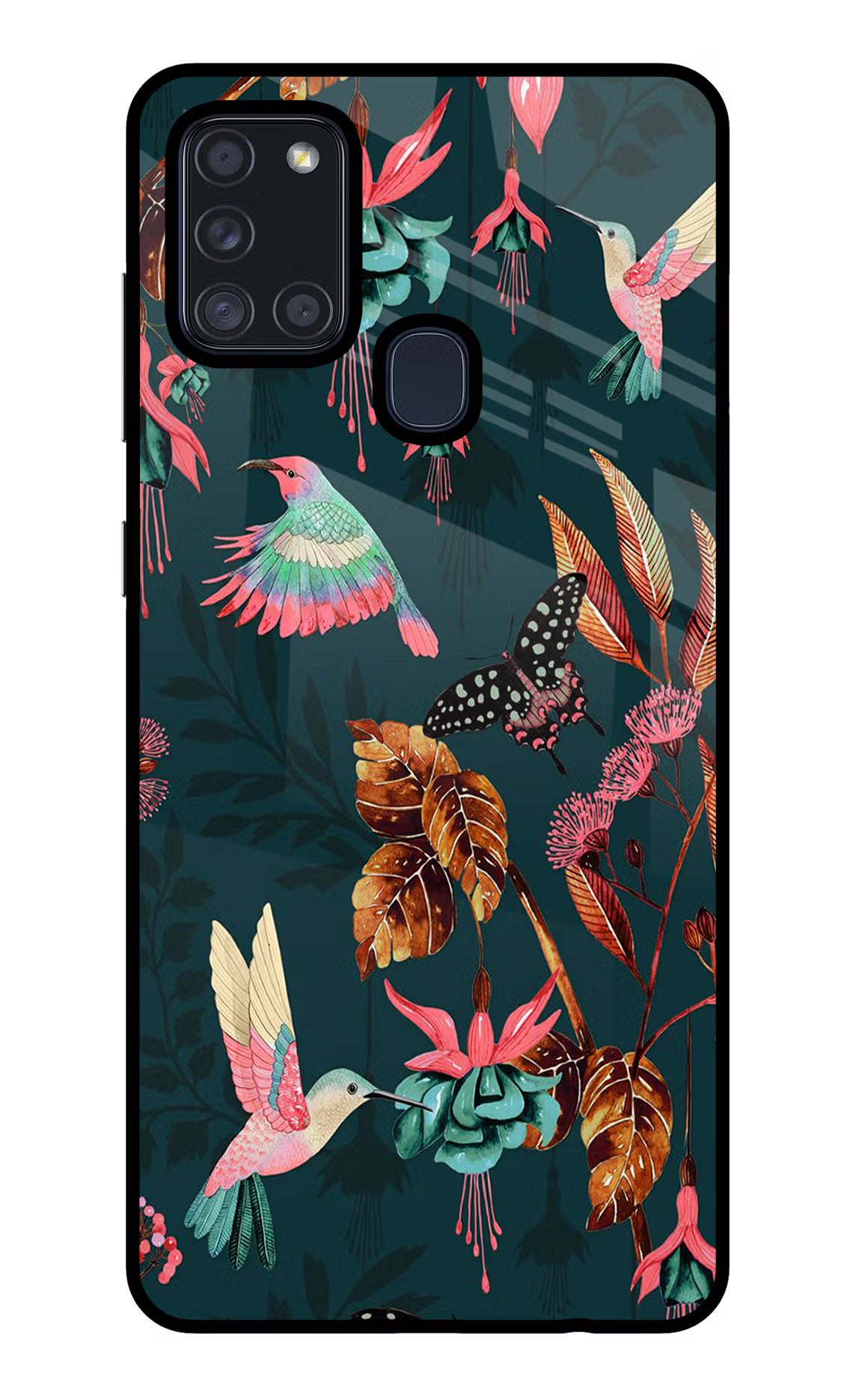 Birds Samsung A21s Glass Case - Birds Samsung A21s Glass Case Birds Samsung A21s Glass Case