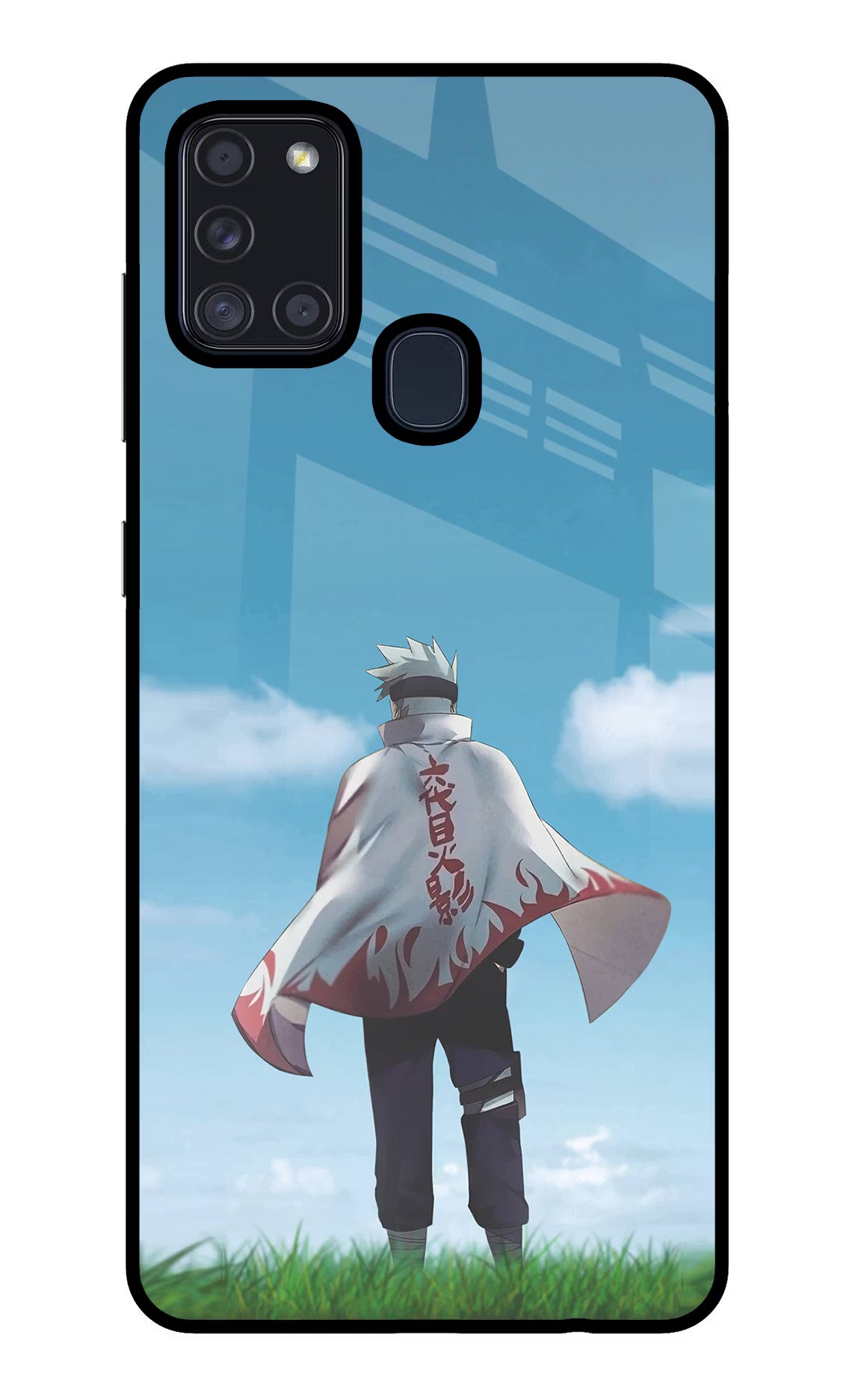 Kakashi Samsung A21s Glass Case - Kakashi Samsung A21s Glass Case Kakashi Samsung A21s Glass Case