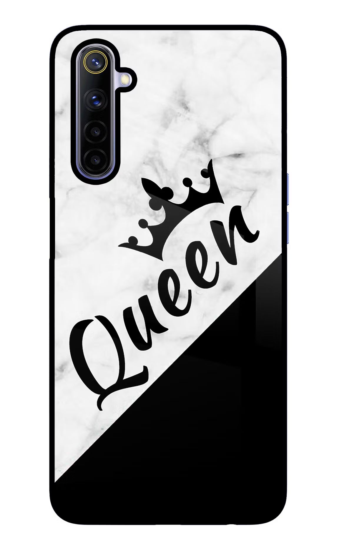 Queen Realme 6/6i Glass Case - Queen Realme 6/6i Glass Case Queen Realme 6/6i Glass Case