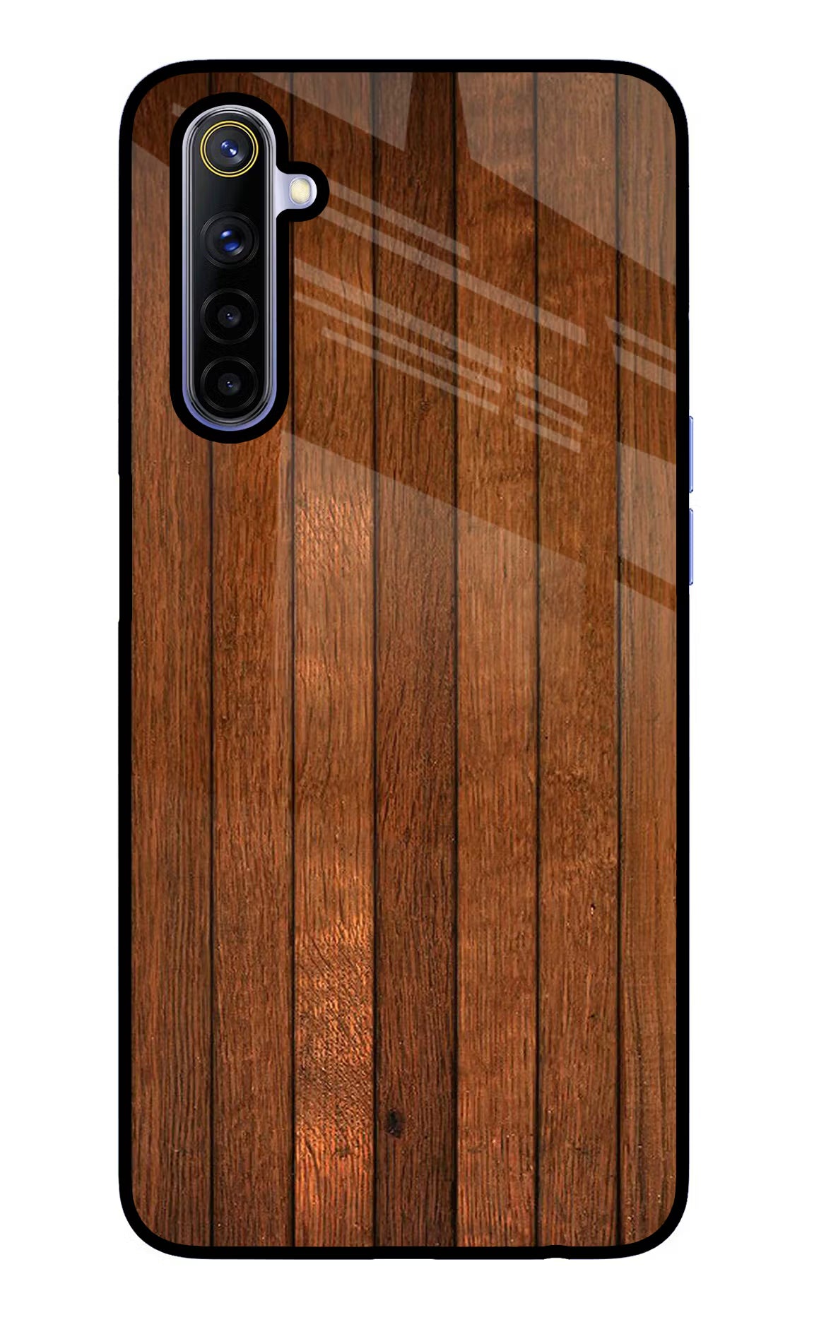 Wooden Artwork Bands Realme 6/6i Glass Case - Wooden Artwork Bands Realme 6/6i Glass Case Wooden Artwork Bands Realme 6/6i Glass Case