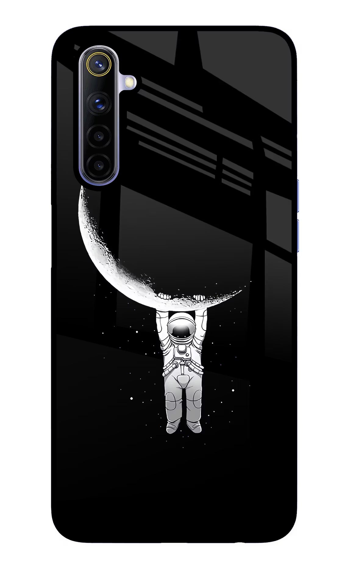 Moon Space Realme 6/6i Glass Case - Moon Space Realme 6/6i Glass Case Moon Space Realme 6/6i Glass Case