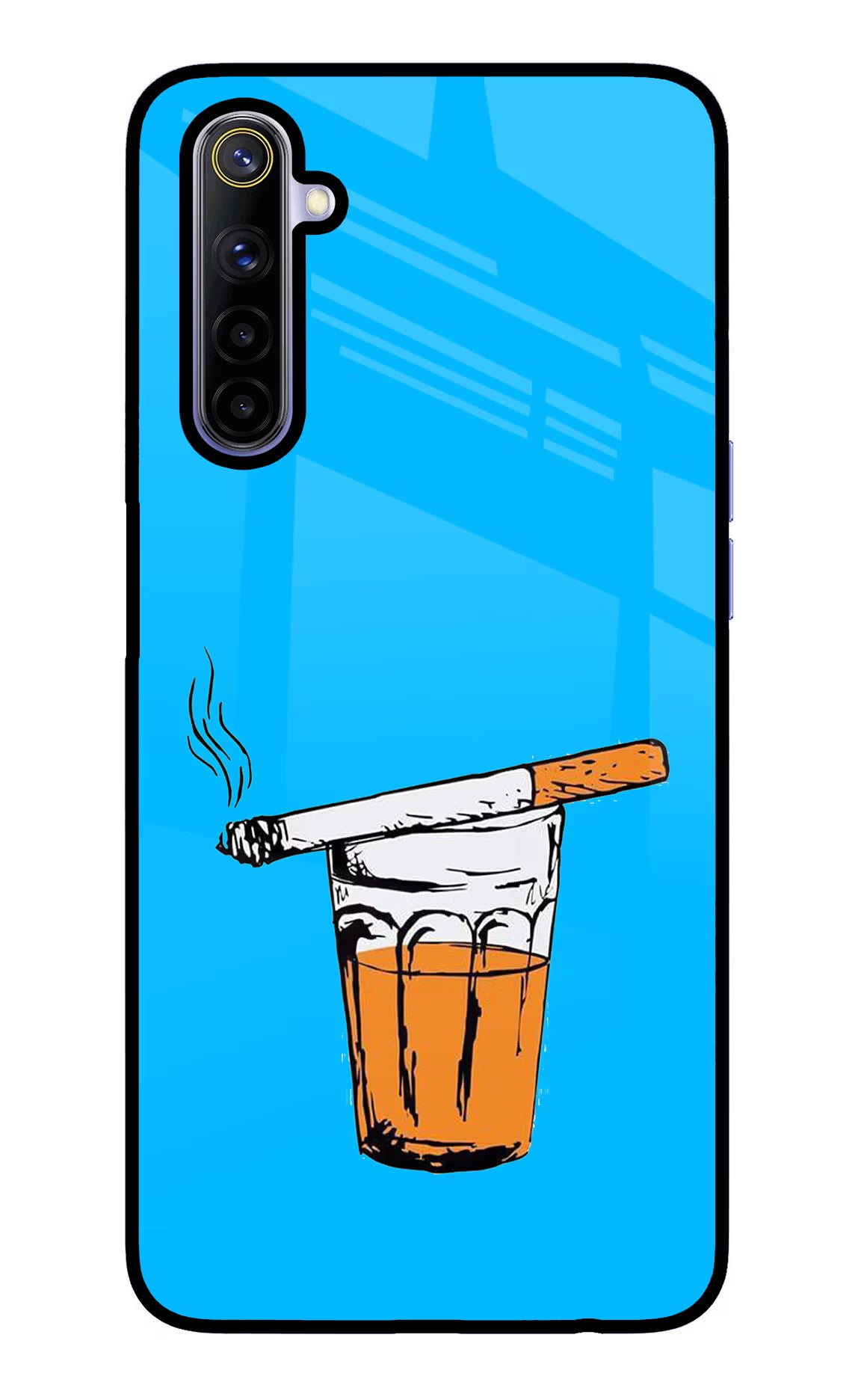 Chai Sutta Realme 6/6i Glass Case - Chai Sutta Realme 6/6i Glass Case Chai Sutta Realme 6/6i Glass Case