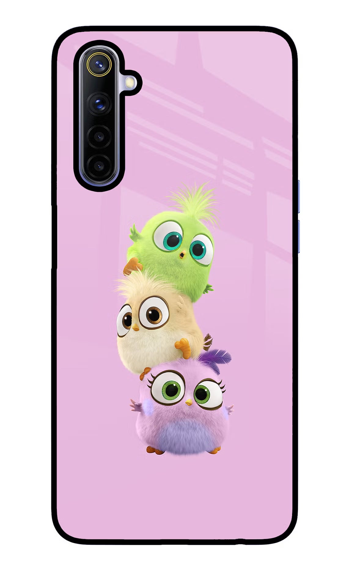 Cute Little Birds Realme 6/6i Glass Case - Cute Little Birds Realme 6/6i Glass Case Cute Little Birds Realme 6/6i Glass Case