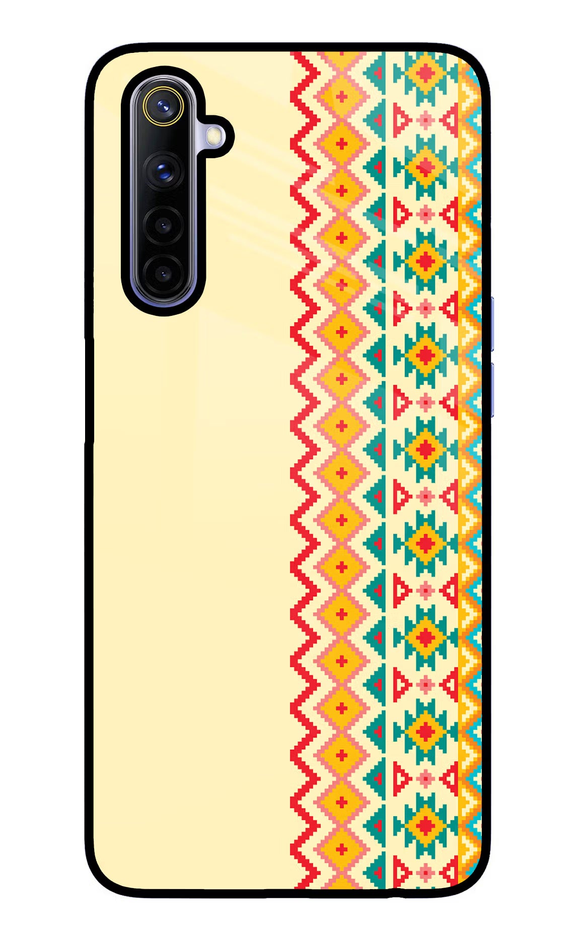 Ethnic Seamless Realme 6/6i Glass Case - Ethnic Seamless Realme 6/6i Glass Case Ethnic Seamless Realme 6/6i Glass Case