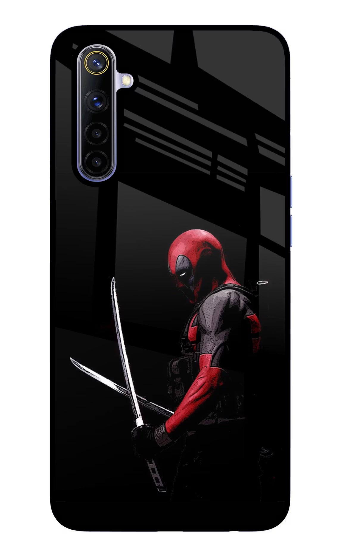 Deadpool Realme 6/6i Glass Case - Deadpool Realme 6/6i Glass Case Deadpool Realme 6/6i Glass Case
