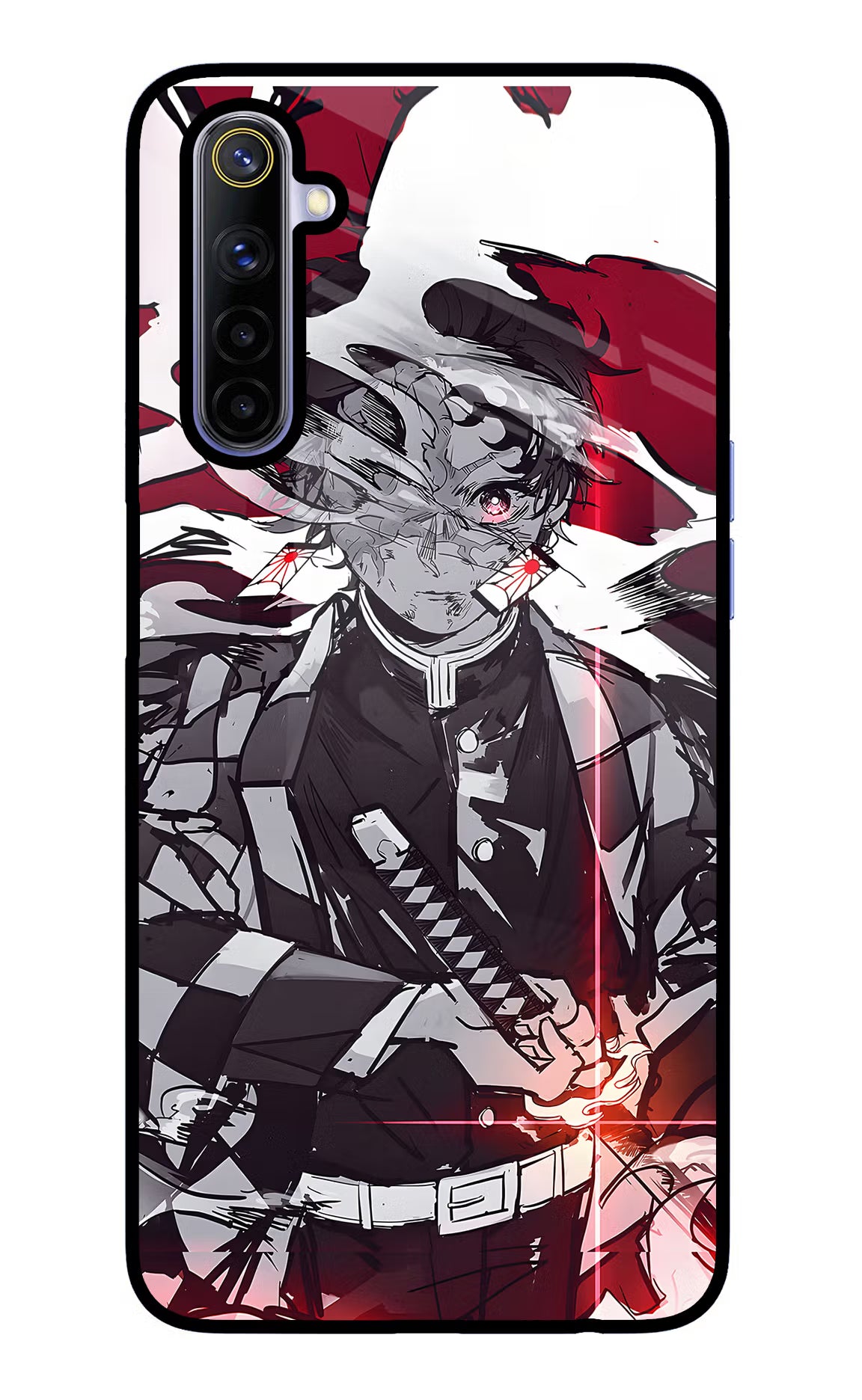 Demon Slayer Realme 6/6i Glass Case - Demon Slayer Realme 6/6i Glass Case Demon Slayer Realme 6/6i Glass Case