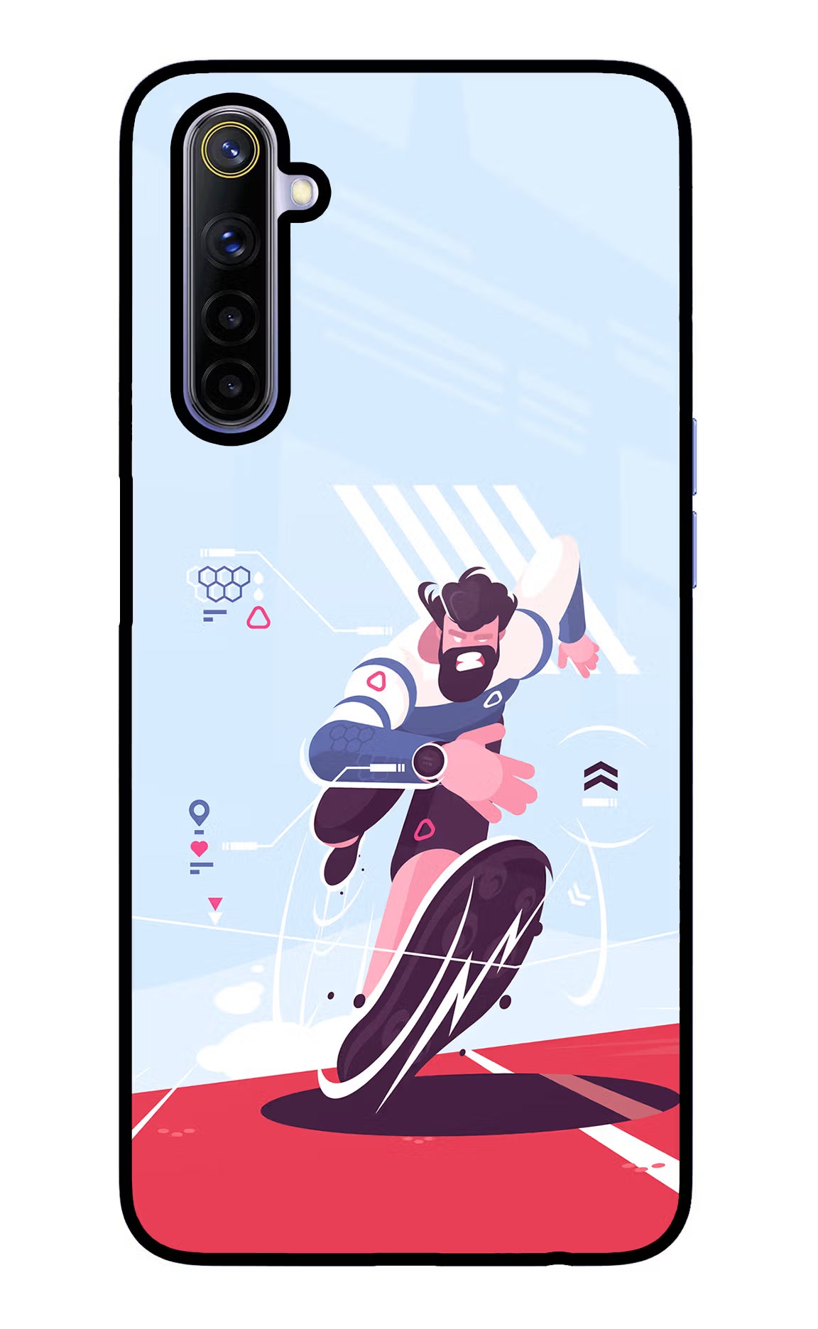Run Pro Realme 6/6i Glass Case - Run Pro Realme 6/6i Glass Case Run Pro Realme 6/6i Glass Case