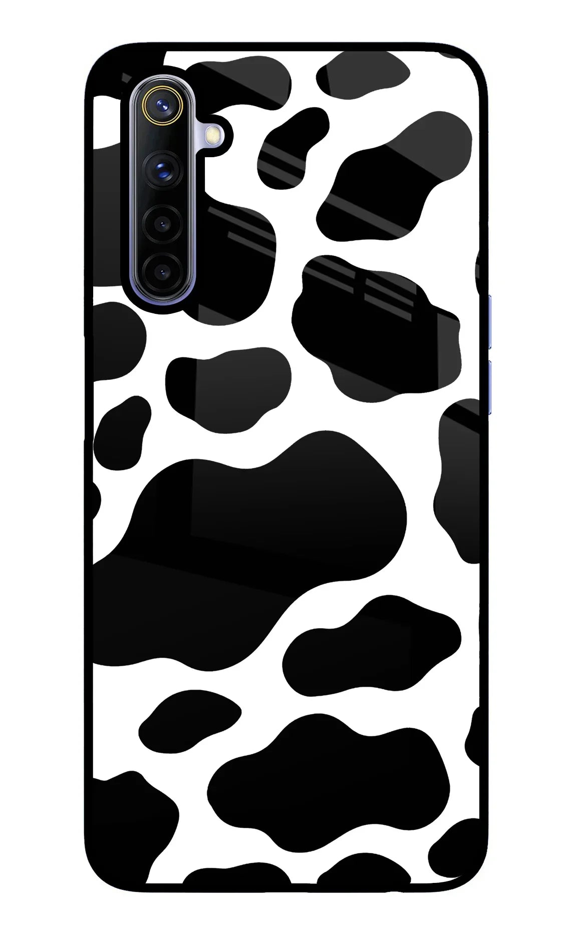 Cow Spots Realme 6/6i Glass Case - Cow Spots Realme 6/6i Glass Case Cow Spots Realme 6/6i Glass Case