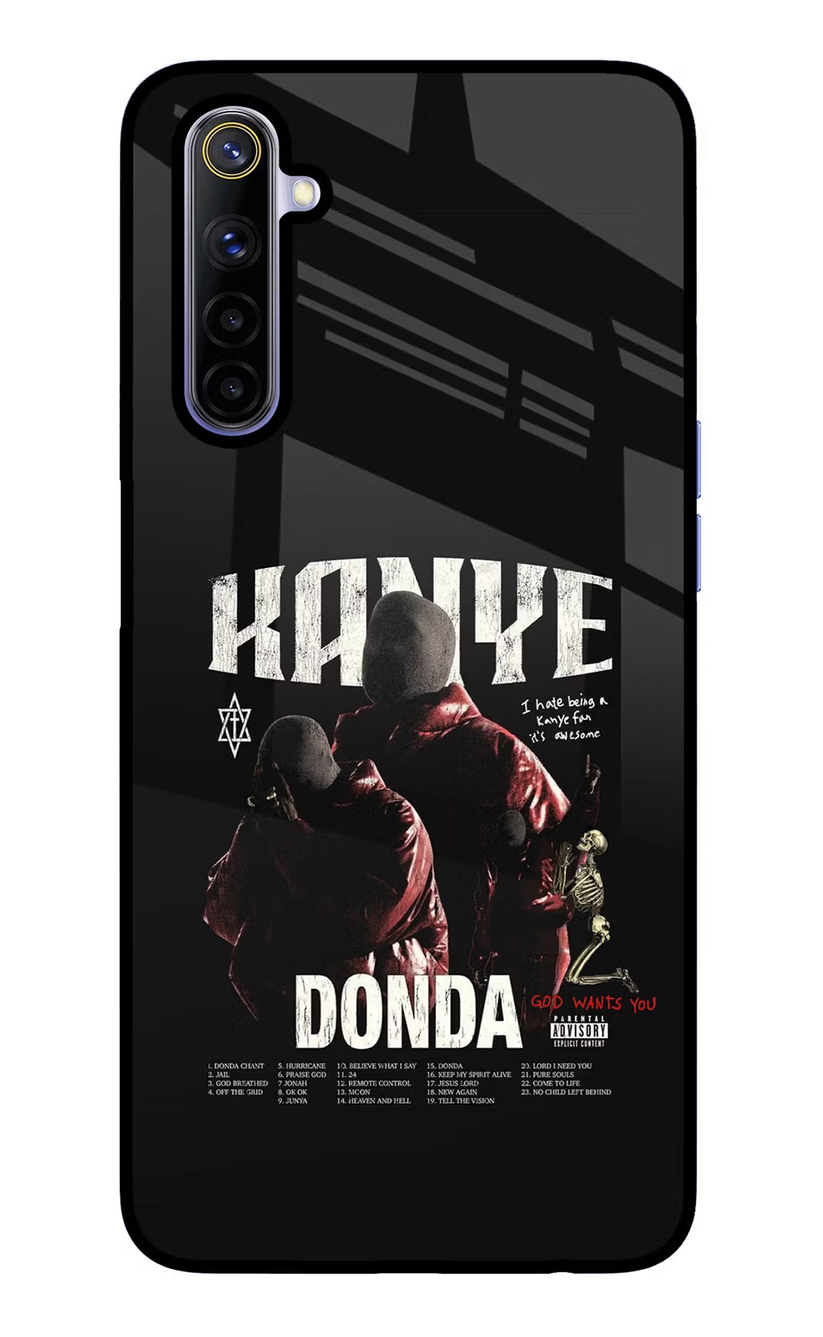 Donda Kanye West Realme 6/6i Glass Case - Donda Kanye West Realme 6/6i Glass Case Donda Kanye West Realme 6/6i Glass Case