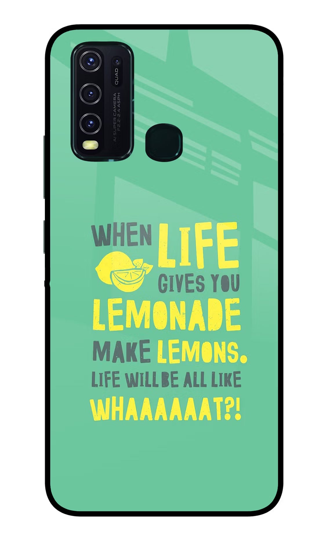 Quote Vivo Y30/Y50 Glass Case - Quote Vivo Y30/Y50 Glass Case Quote Vivo Y30/Y50 Glass Case