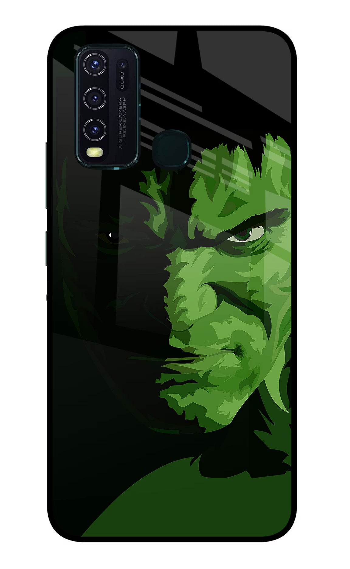 HULK Vivo Y30/Y50 Glass Case - HULK Vivo Y30/Y50 Glass Case HULK Vivo Y30/Y50 Glass Case