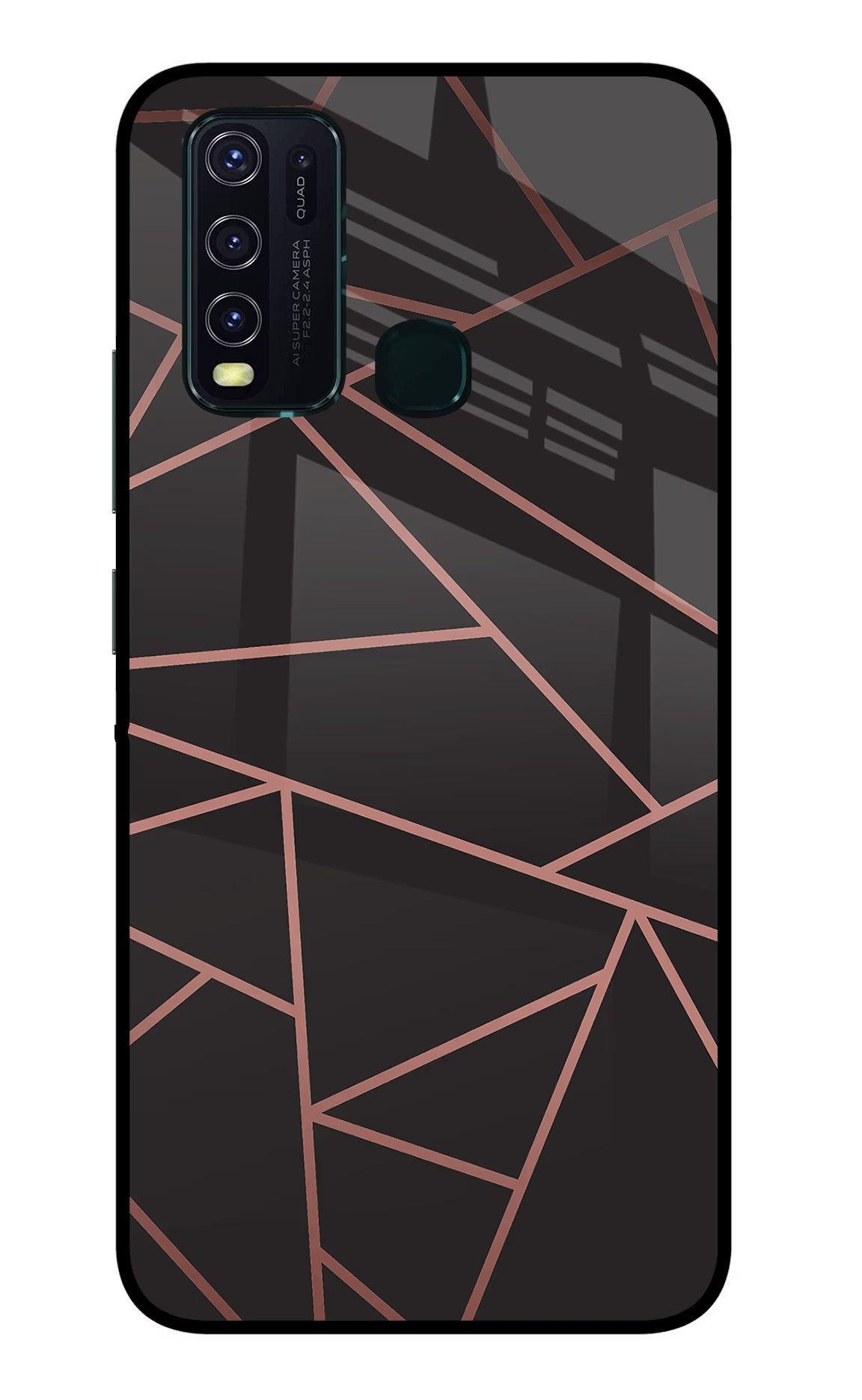Geometric Pattern Vivo Y30/Y50 Glass Case - Geometric Pattern Vivo Y30/Y50 Glass Case Geometric Pattern Vivo Y30/Y50 Glass Case