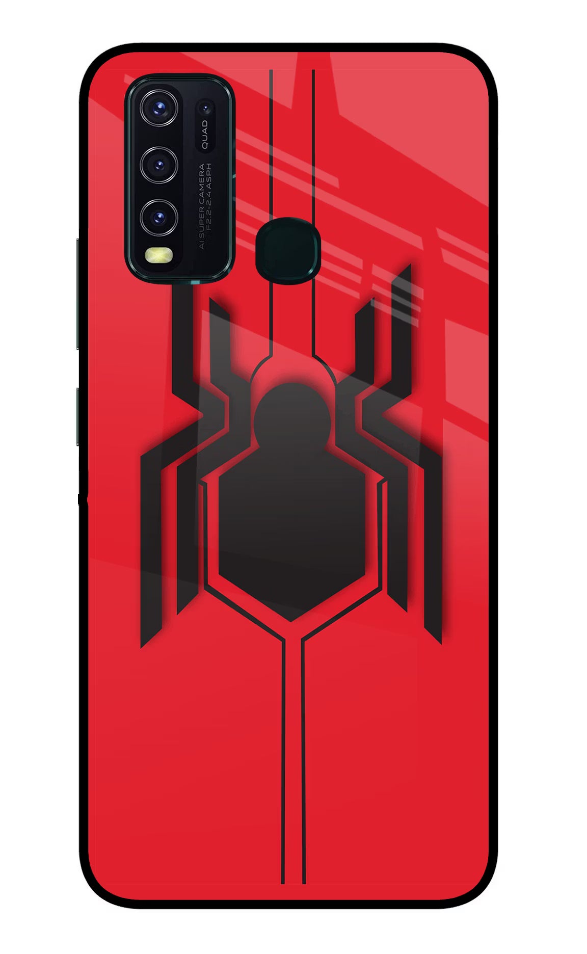 Spider Vivo Y30/Y50 Glass Case - Spider Vivo Y30/Y50 Glass Case Spider Vivo Y30/Y50 Glass Case