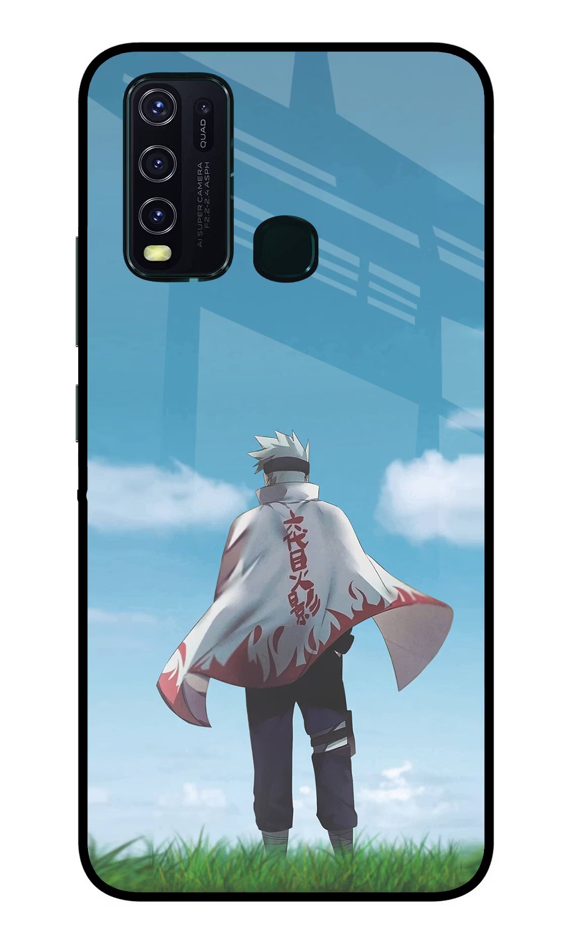 Kakashi Vivo Y30/Y50 Glass Case - Kakashi Vivo Y30/Y50 Glass Case Kakashi Vivo Y30/Y50 Glass Case