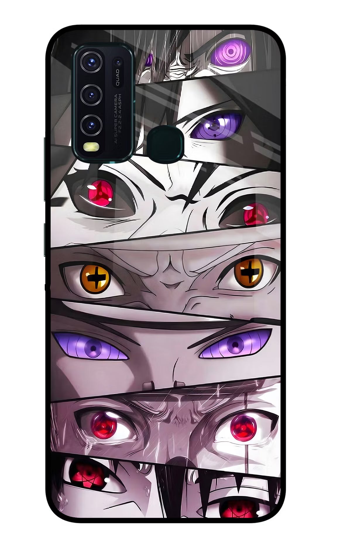 Naruto Anime Vivo Y30/Y50 Glass Case - Naruto Anime Vivo Y30/Y50 Glass Case Naruto Anime Vivo Y30/Y50 Glass Case