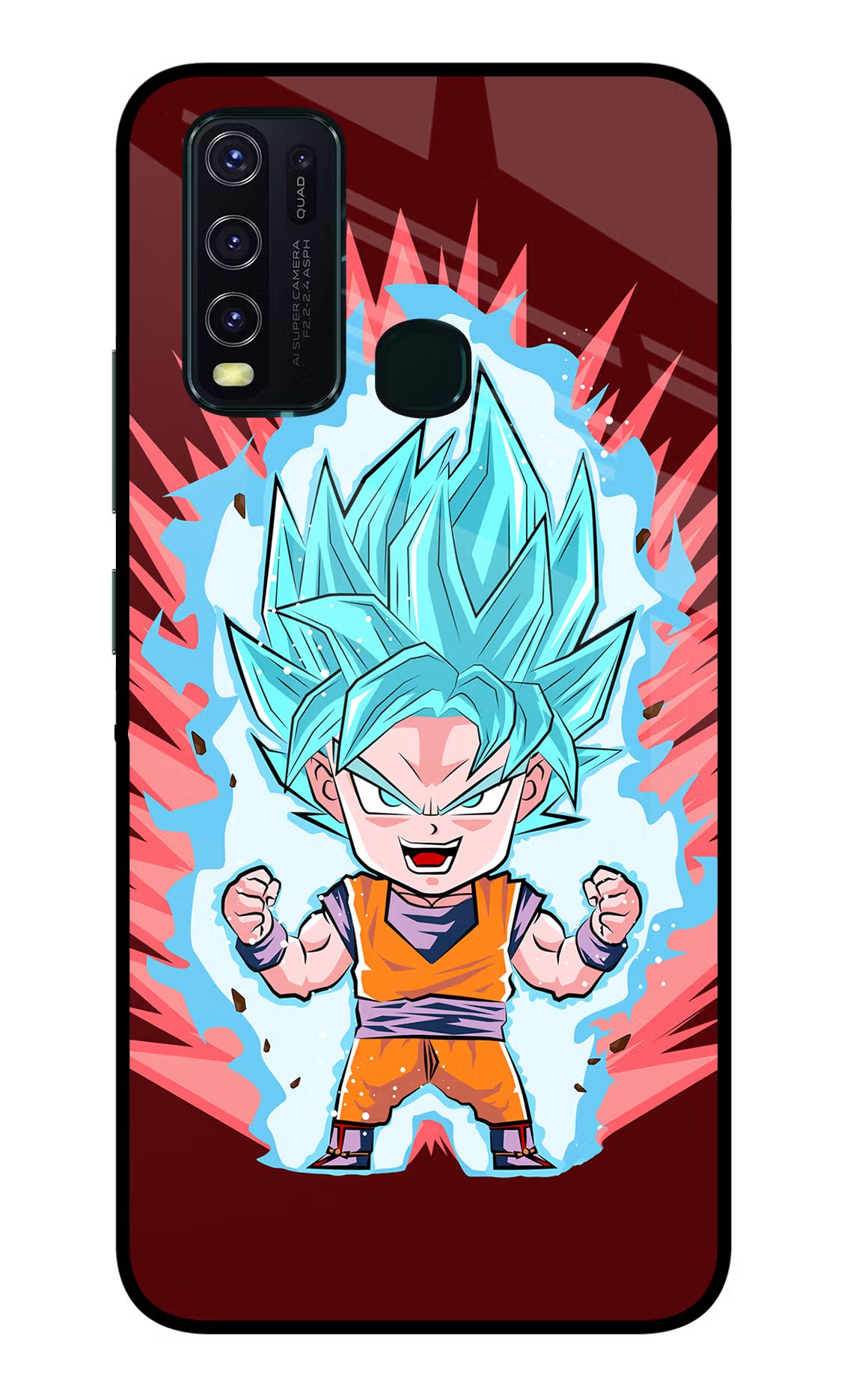 Goku Little Vivo Y30/Y50 Glass Case - Goku Little Vivo Y30/Y50 Glass Case Goku Little Vivo Y30/Y50 Glass Case