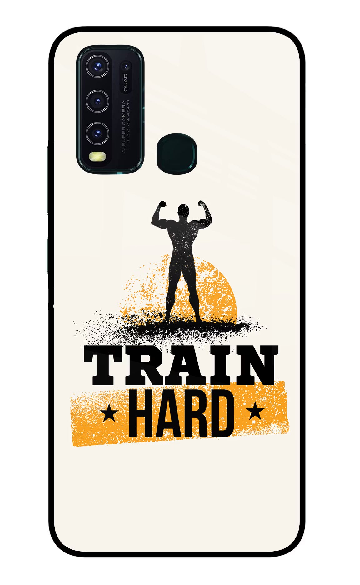 Train Hard Vivo Y30/Y50 Glass Case - Train Hard Vivo Y30/Y50 Glass Case Train Hard Vivo Y30/Y50 Glass Case