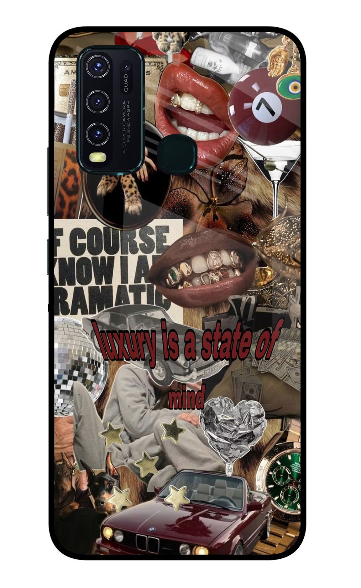 Luxury Vivo Y30/Y50 Glass Case - Luxury Vivo Y30/Y50 Glass Case Luxury Vivo Y30/Y50 Glass Case