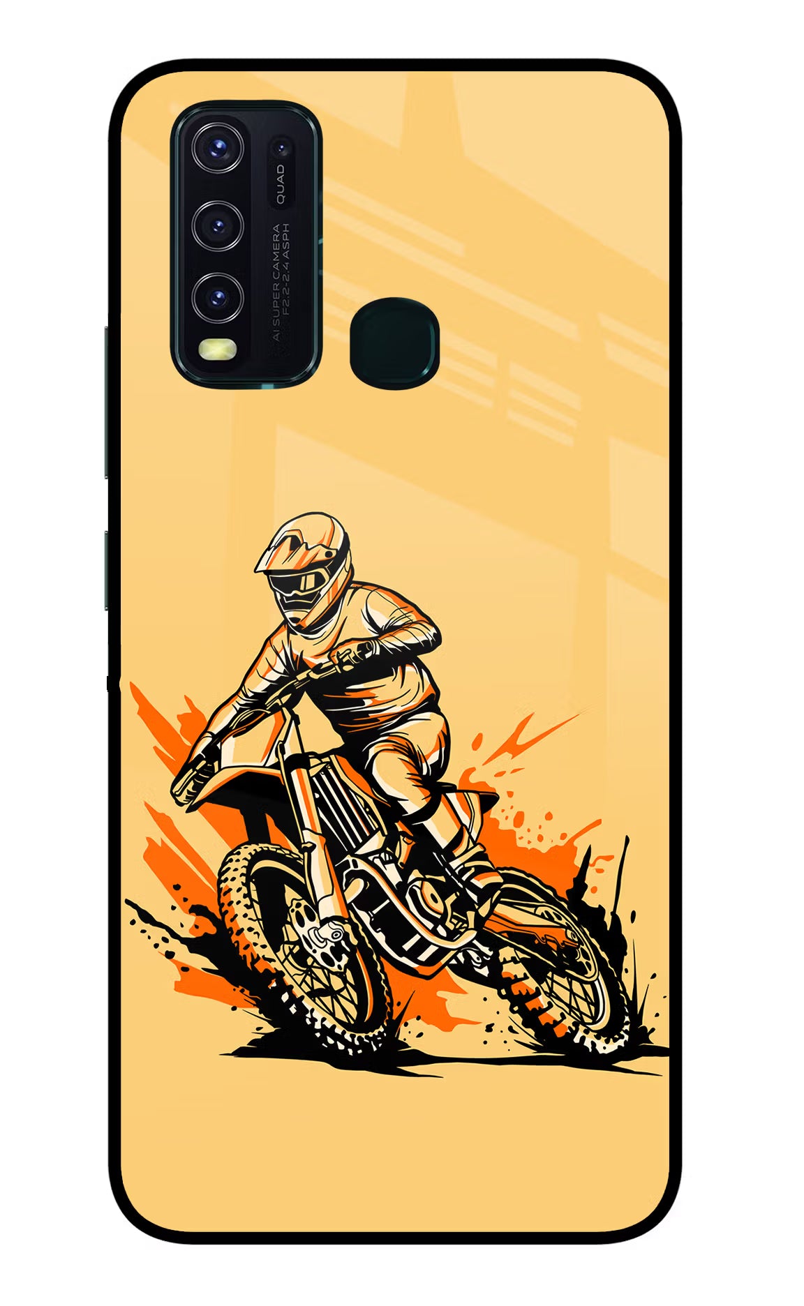 Off-Road Fury Vivo Y30/Y50 Glass Case - Off-Road Fury Vivo Y30/Y50 Glass Case Off-Road Fury Vivo Y30/Y50 Glass Case