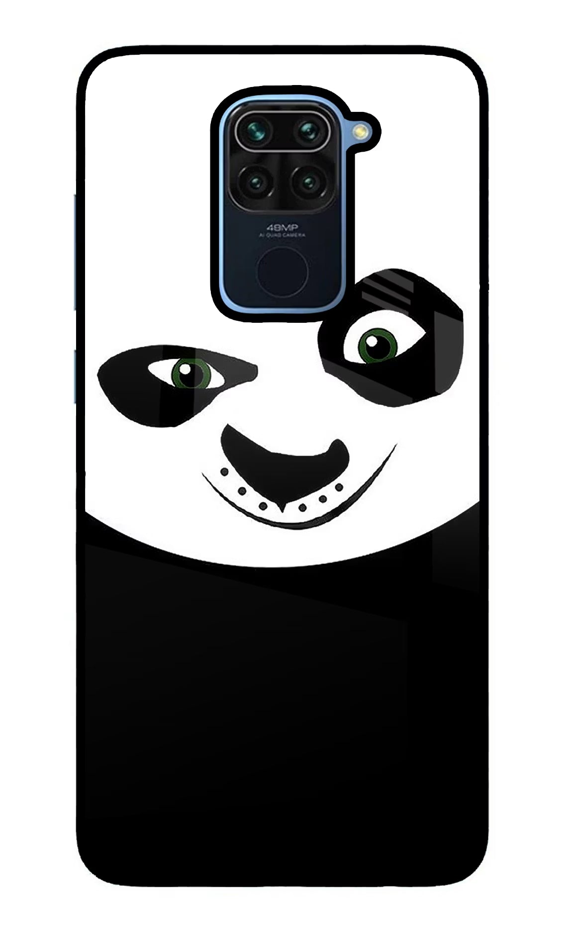 Panda Redmi Note 9 Back Cover - Panda Redmi Note 9 Glass Case Back Cover by Casekaro Panda Redmi Note 9 Glass Case Back Cover by Casekaro