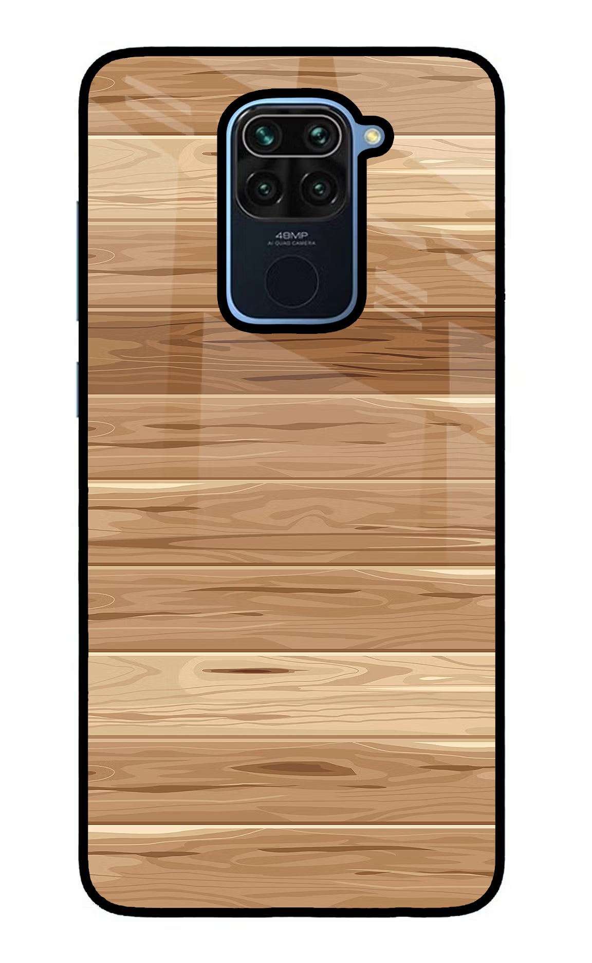 Wooden Vector Redmi Note 9 Back Cover - Wooden Vector Redmi Note 9 Glass Case Back Cover by Casekaro Wooden Vector Redmi Note 9 Glass Case Back Cover by Casekaro