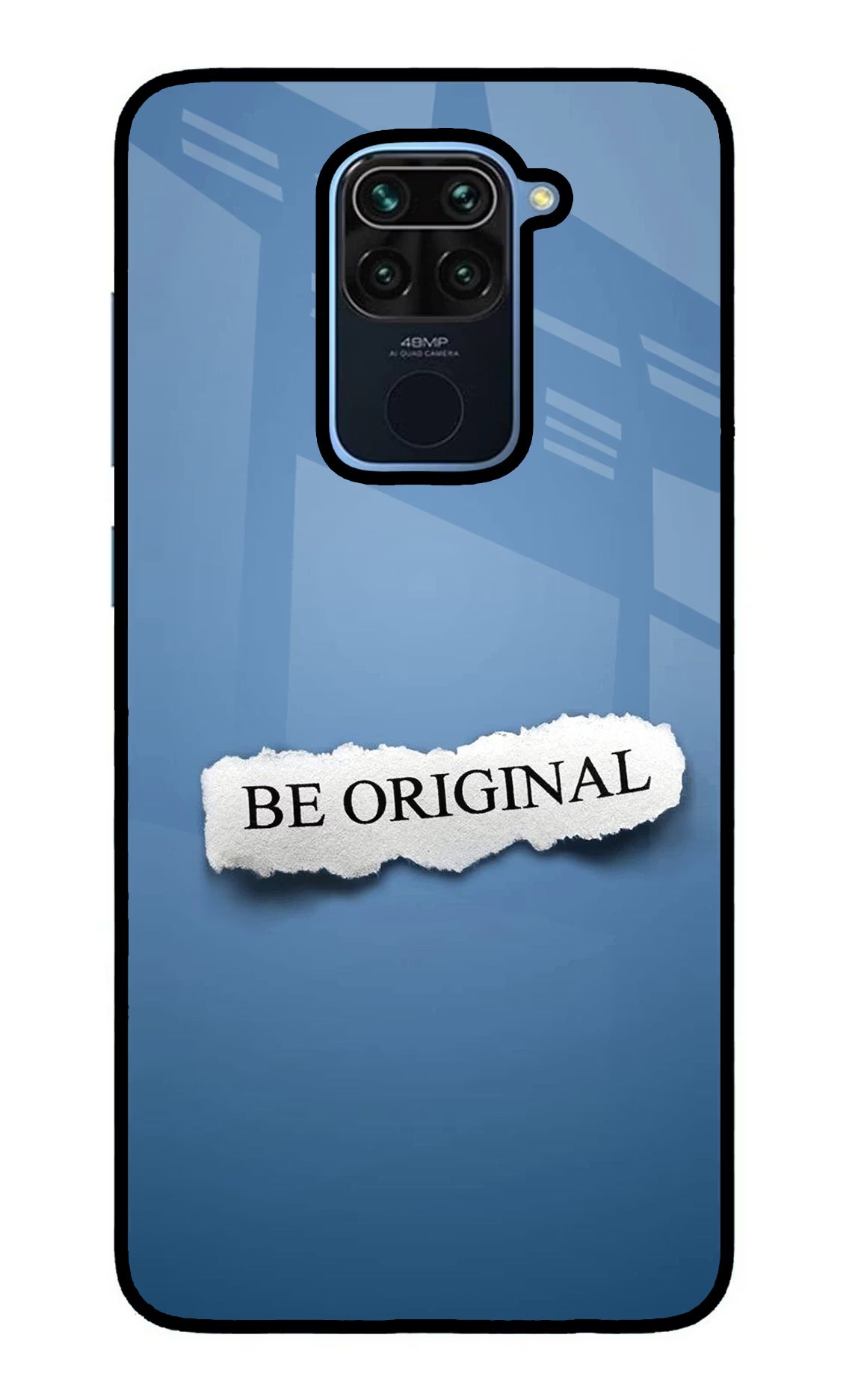 Be Original Redmi Note 9 Glass Case - Be Original Redmi Note 9 Glass Case Be Original Redmi Note 9 Glass Case