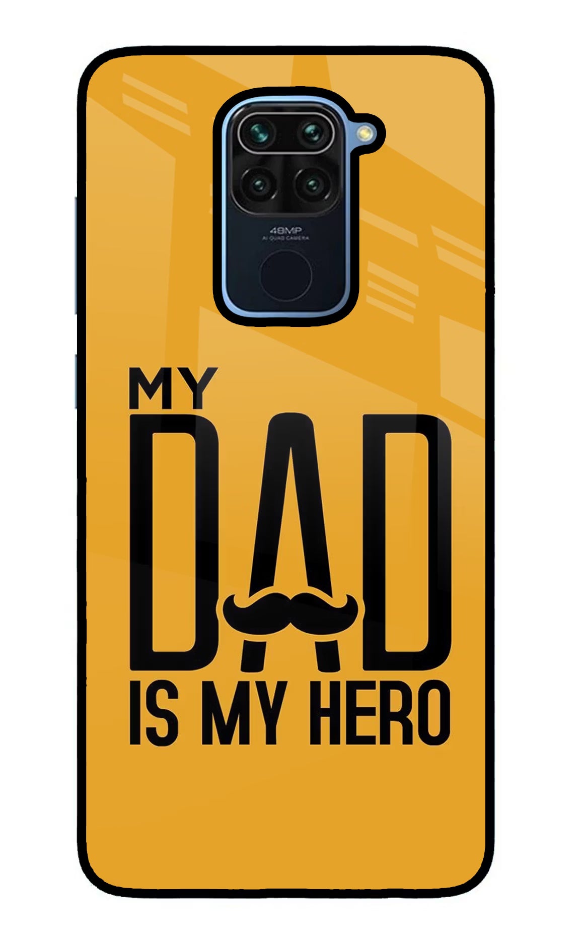 My Dad Is My Hero Redmi Note 9 Glass Case - My Dad Is My Hero Redmi Note 9 Glass Case My Dad Is My Hero Redmi Note 9 Glass Case
