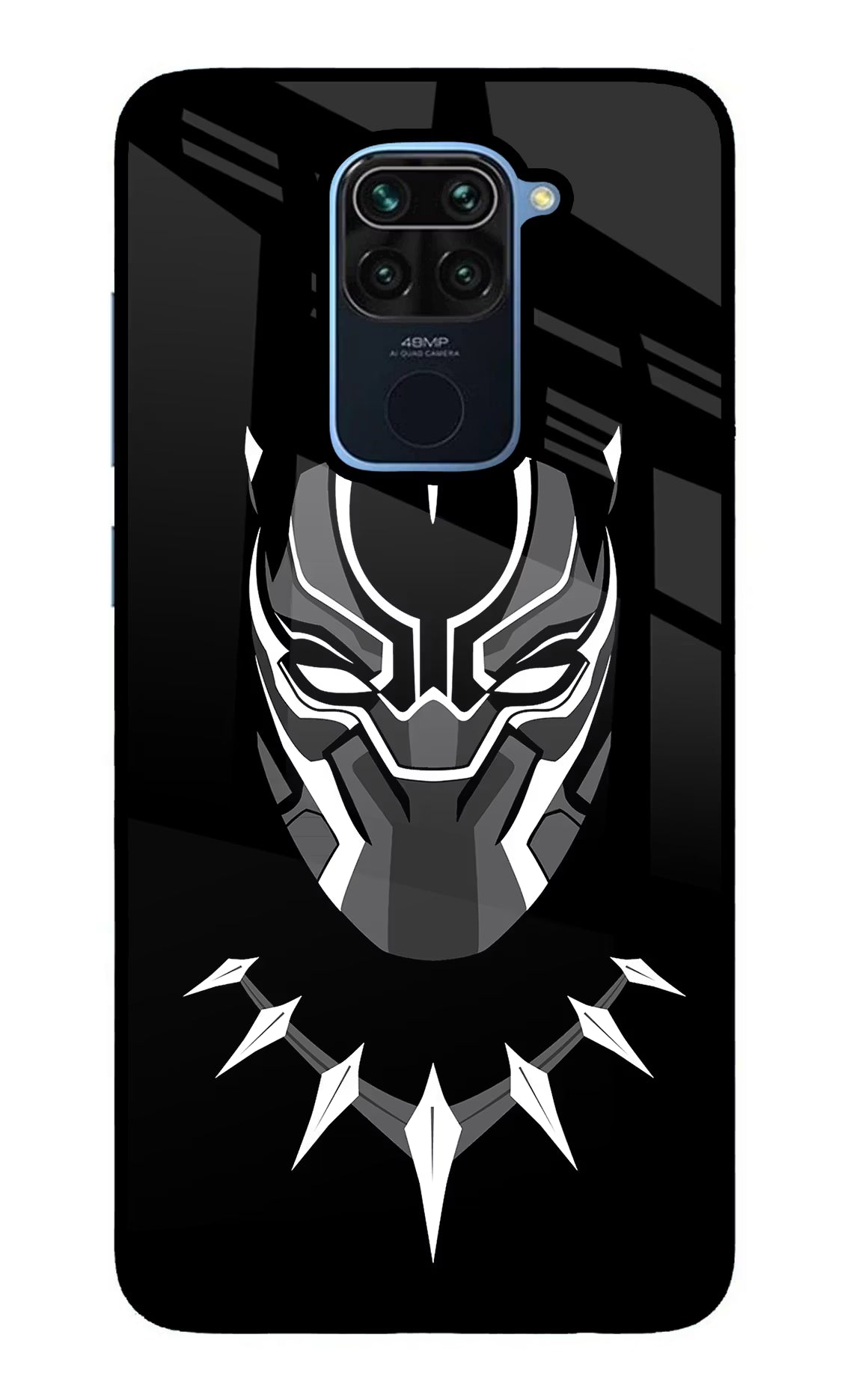 Black Panther Redmi Note 9 Glass Case - Black Panther Redmi Note 9 Glass Case Black Panther Redmi Note 9 Glass Case
