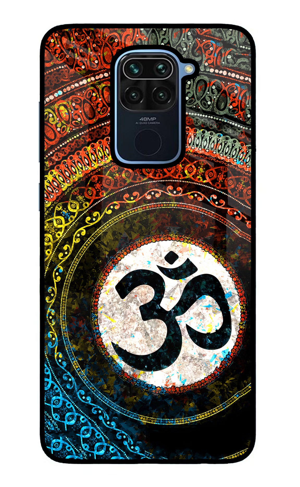 Om Cultural Redmi Note 9 Glass Case - Om Cultural Redmi Note 9 Glass Case Om Cultural Redmi Note 9 Glass Case