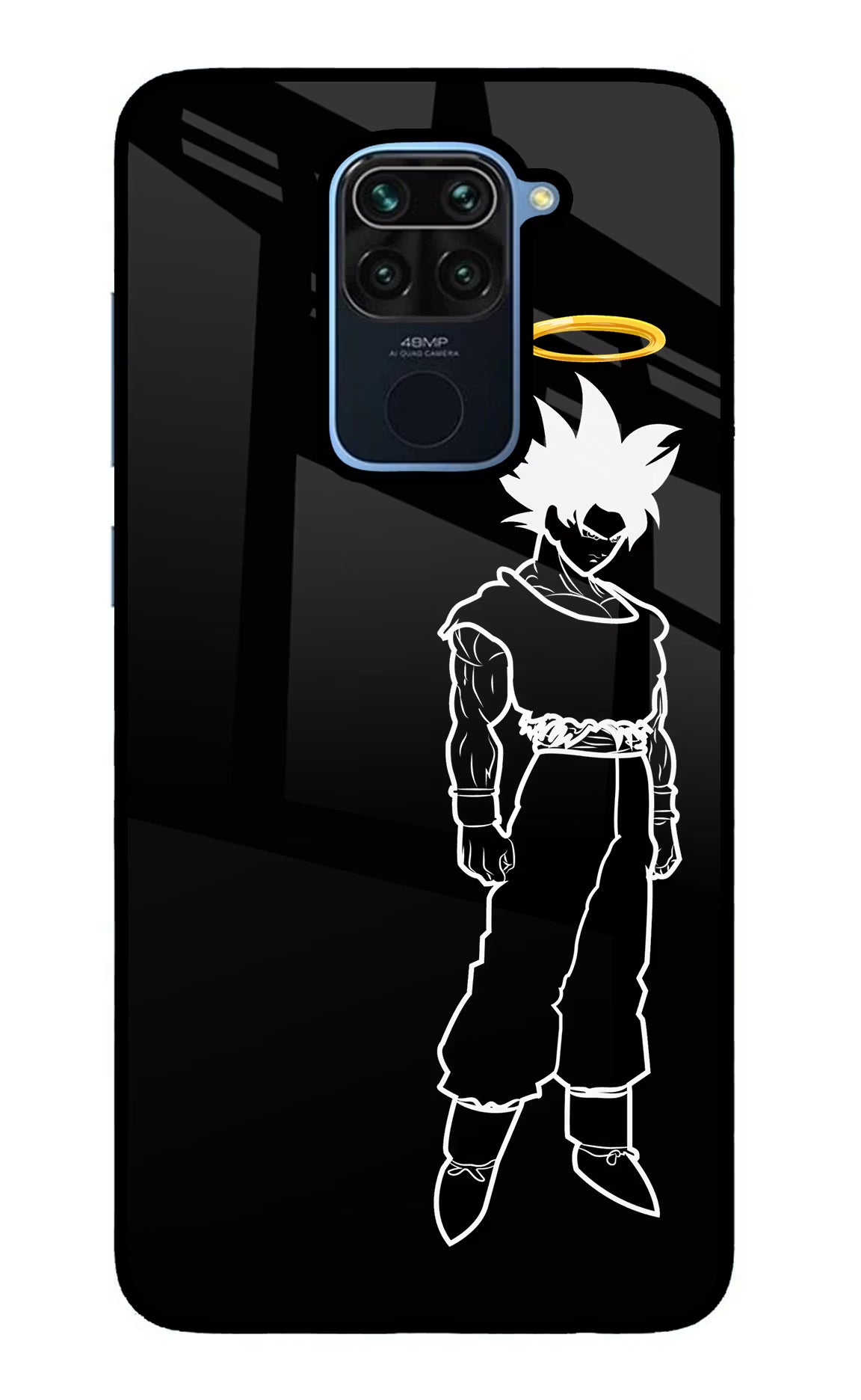 DBS Character Redmi Note 9 Back Cover - DBS Character Redmi Note 9 Glass Case Back Cover by Casekaro DBS Character Redmi Note 9 Glass Case Back Cover by Casekaro