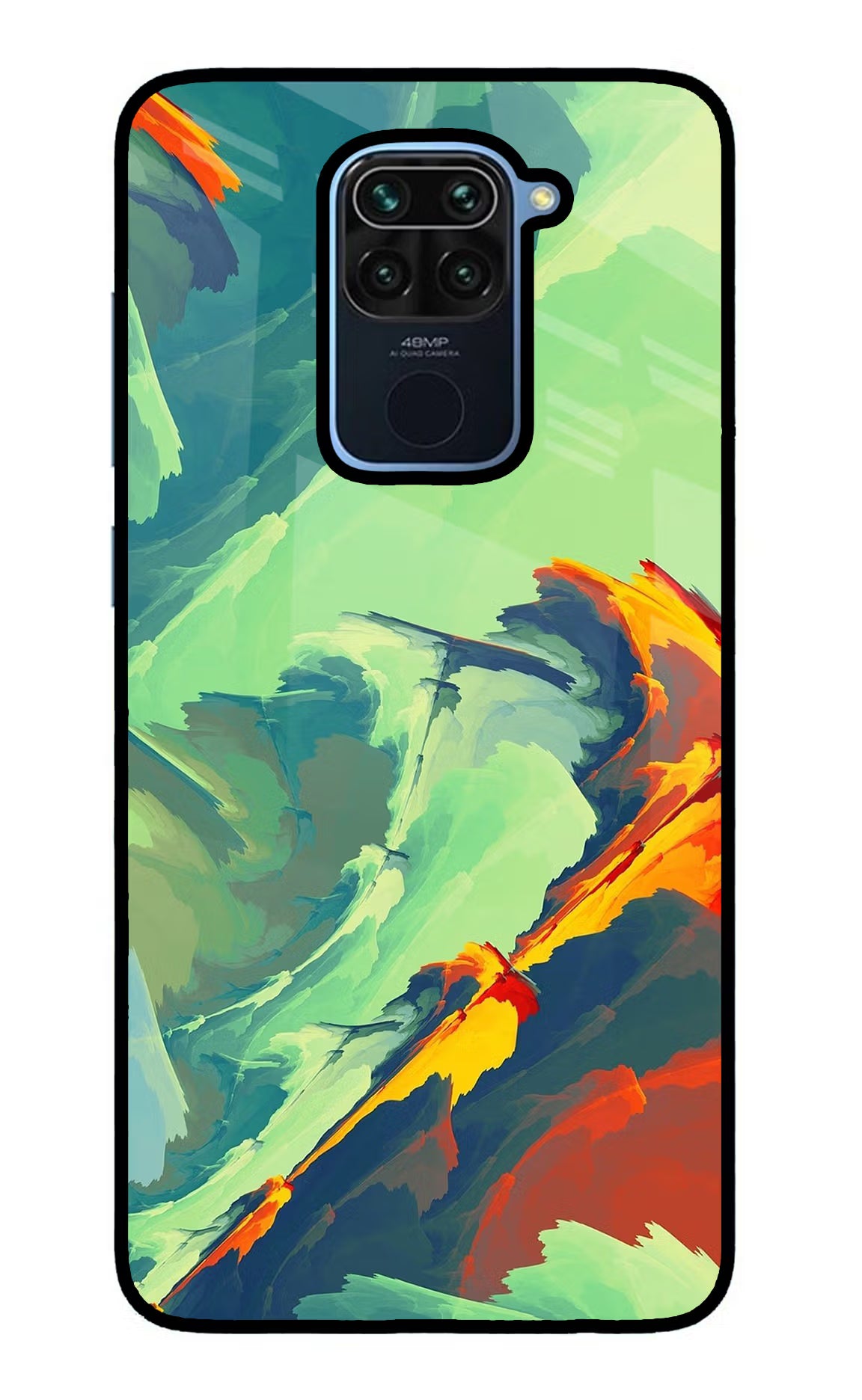 Paint Art Redmi Note 9 Glass Case - Paint Art Redmi Note 9 Glass Case Paint Art Redmi Note 9 Glass Case