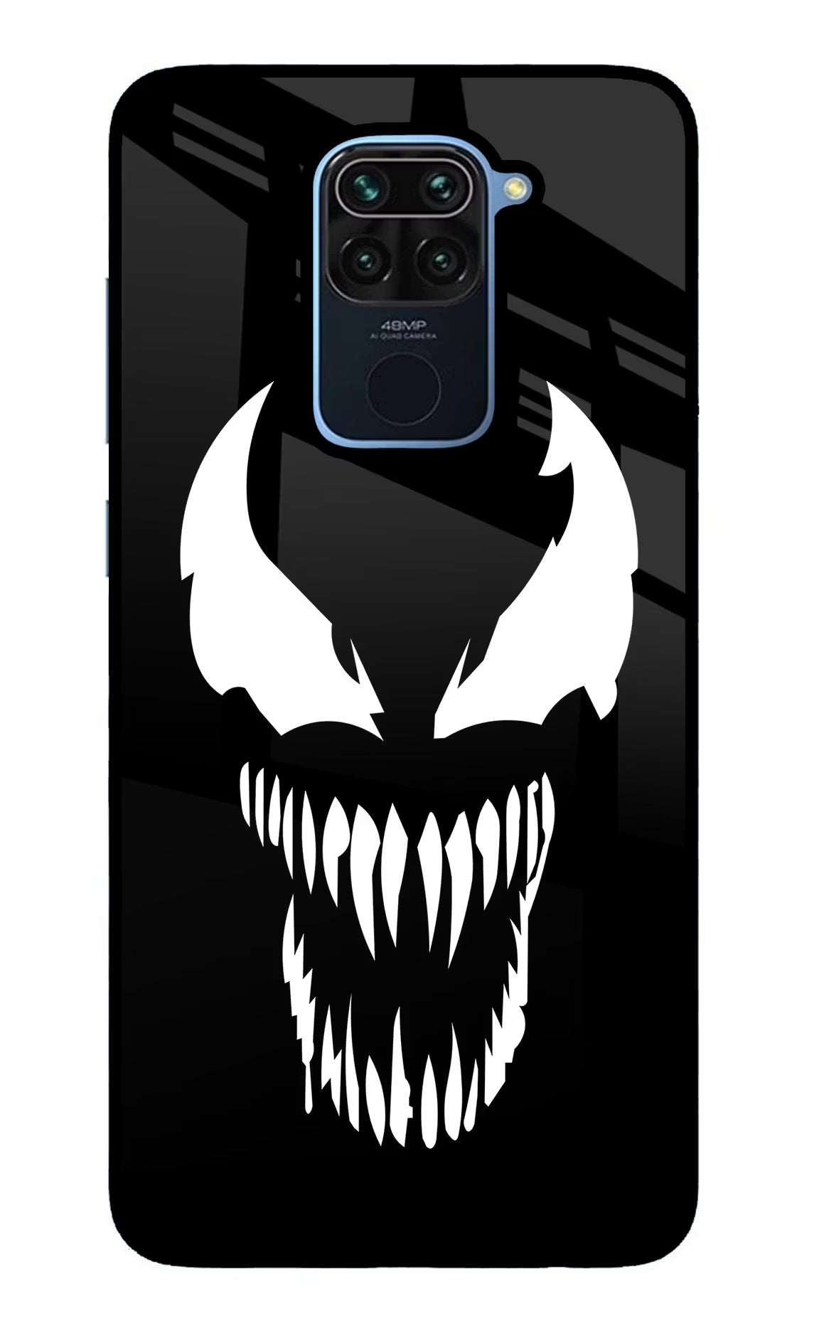 Venom Redmi Note 9 Back Cover - Venom Redmi Note 9 Glass Case Back Cover by Casekaro Venom Redmi Note 9 Glass Case Back Cover by Casekaro