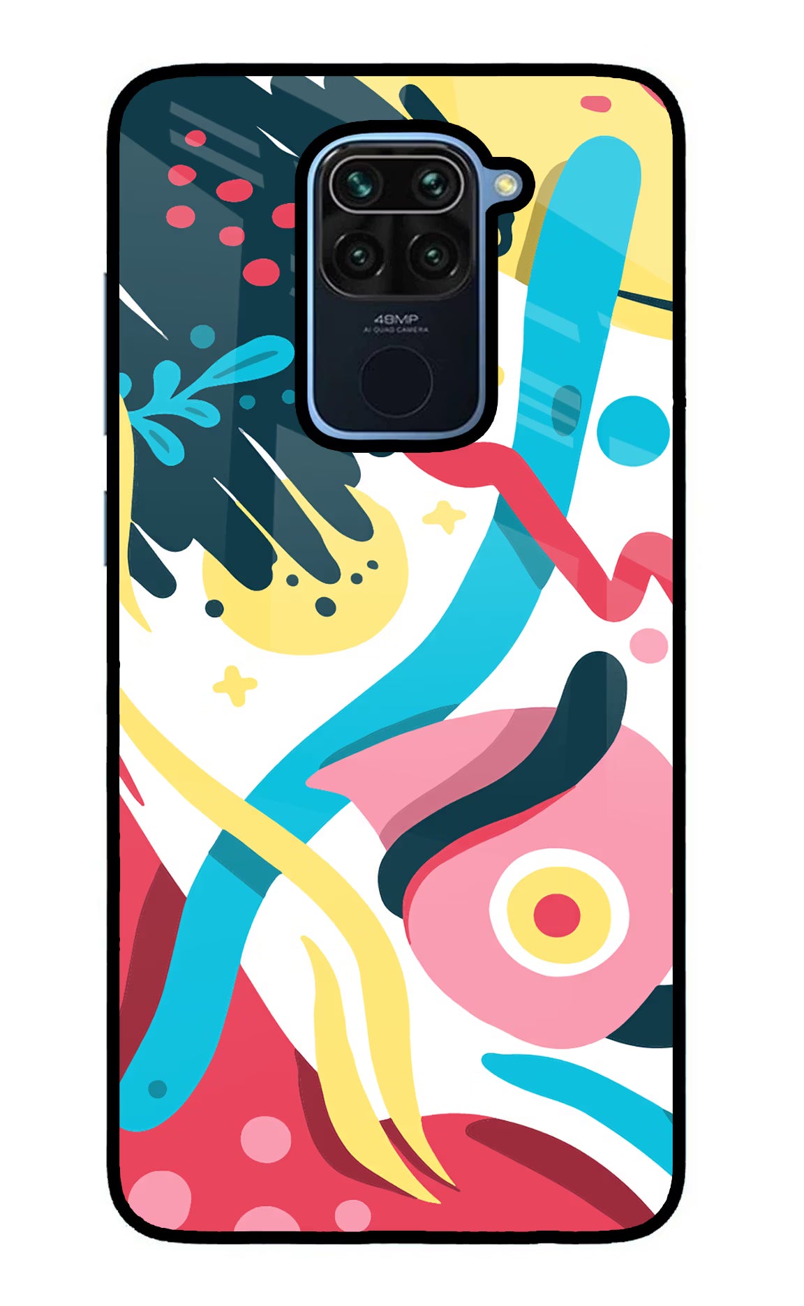 Trippy Redmi Note 9 Glass Case - Trippy Redmi Note 9 Glass Case Trippy Redmi Note 9 Glass Case