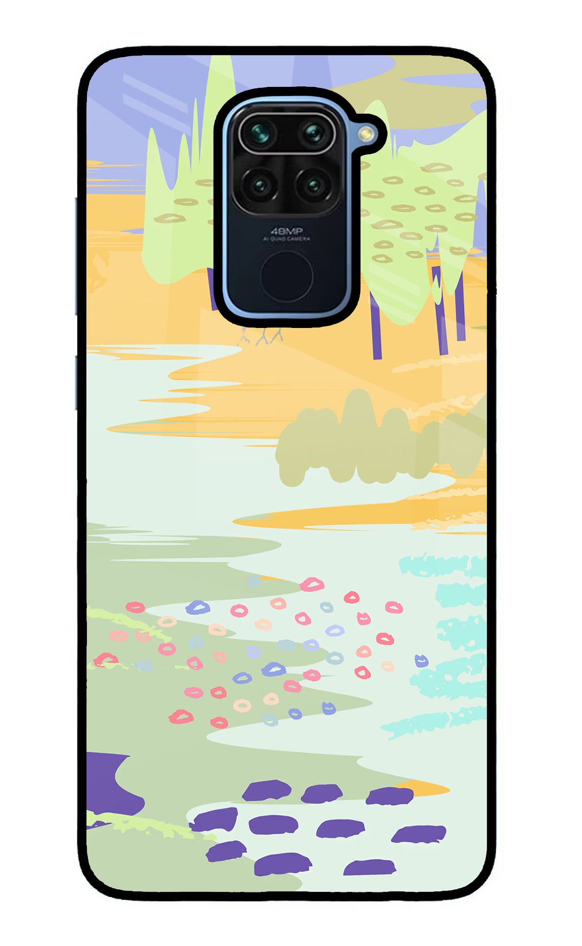 Scenery Redmi Note 9 Glass Case - Scenery Redmi Note 9 Glass Case Scenery Redmi Note 9 Glass Case