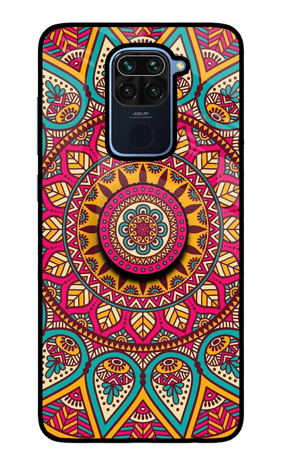 Mandala Redmi Note 9 Pop Case - Mandala Redmi Note 9 Pop Case by Casekaro Mandala Redmi Note 9 Pop Case by Casekaro