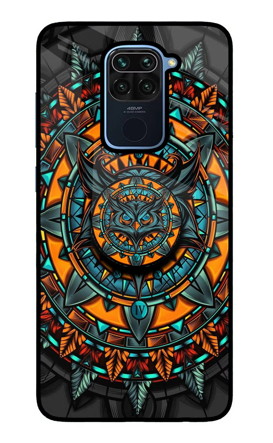 Angry Owl Redmi Note 9 Glass Case - Angry Owl Redmi Note 9 Glass Case Angry Owl Redmi Note 9 Glass Case