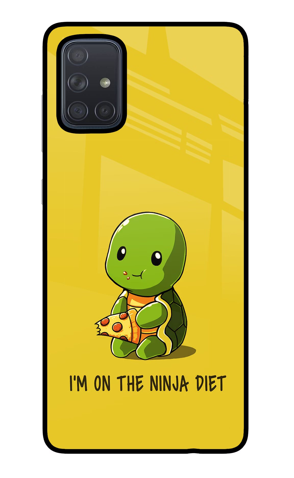 I'm on Ninja Diet Samsung A71 Glass Case - I'm on Ninja Diet Samsung A71 Glass Case I'm on Ninja Diet Samsung A71 Glass Case