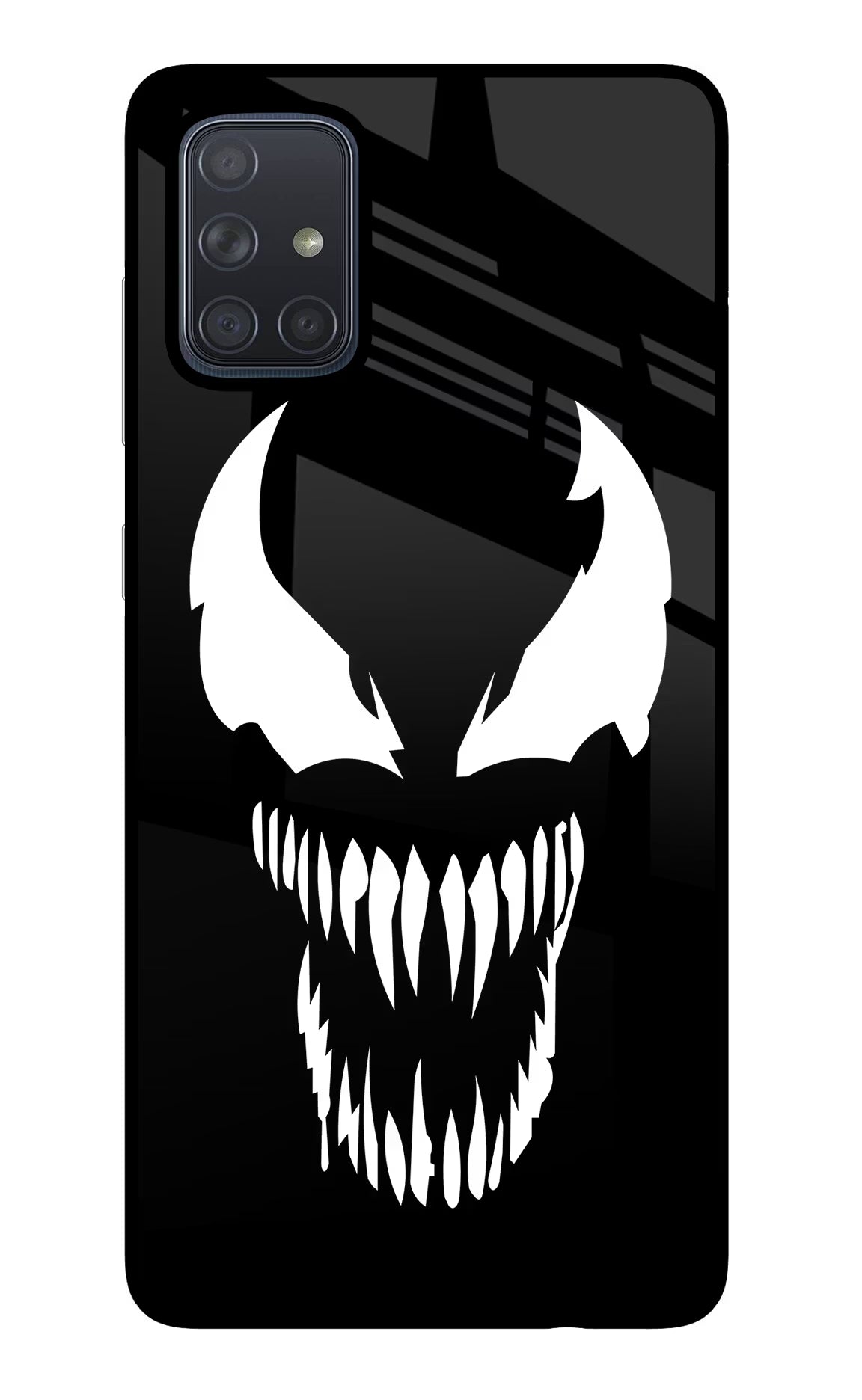 Venom Samsung A71 Back Cover - Venom Samsung A71 Glass Case Back Cover by Casekaro Venom Samsung A71 Glass Case Back Cover by Casekaro