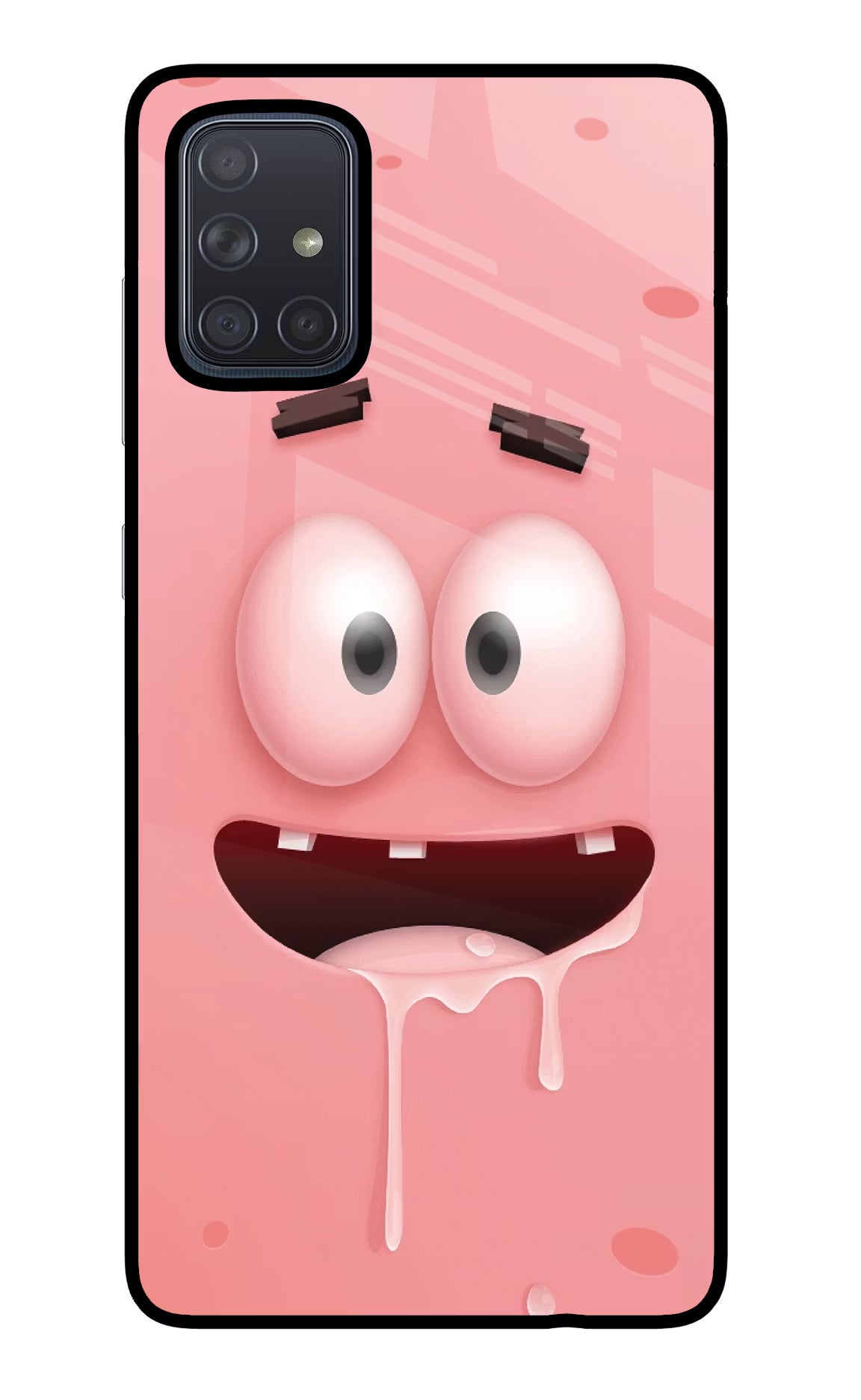 Sponge 2 Samsung A71 Back Cover - Sponge 2 Samsung A71 Glass Case Back Cover by Casekaro Sponge 2 Samsung A71 Glass Case Back Cover by Casekaro