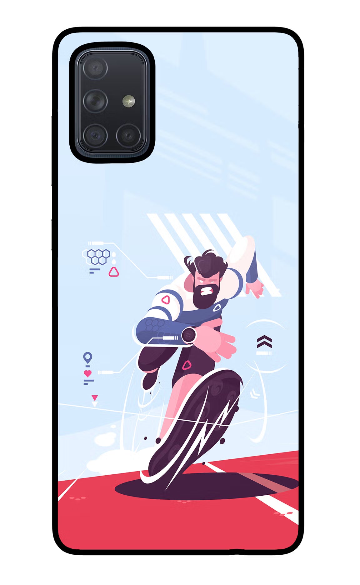 Run Pro Samsung A71 Glass Case - Run Pro Samsung A71 Glass Case Run Pro Samsung A71 Glass Case