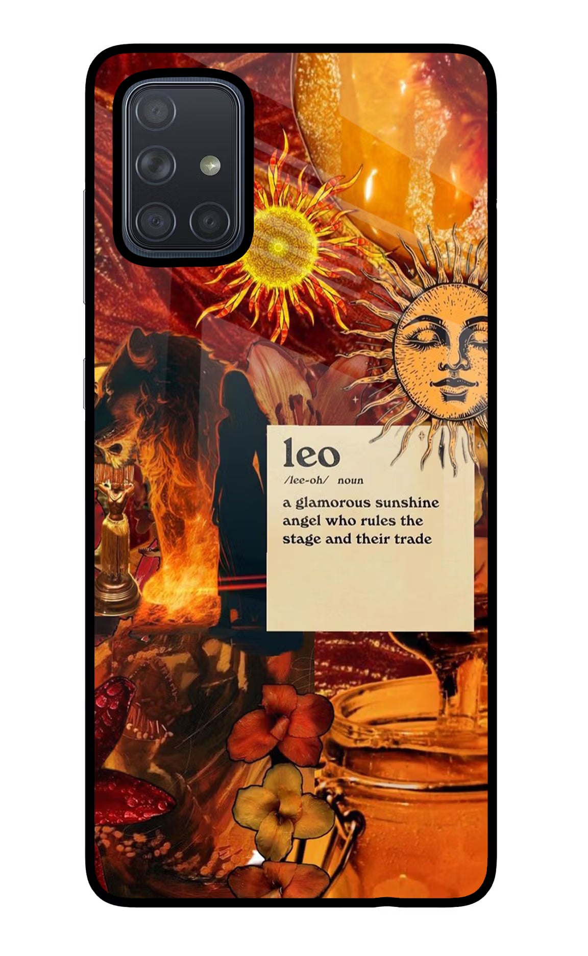 Leo Zodiac Samsung A71 Glass Case - Leo Zodiac Samsung A71 Glass Case Leo Zodiac Samsung A71 Glass Case