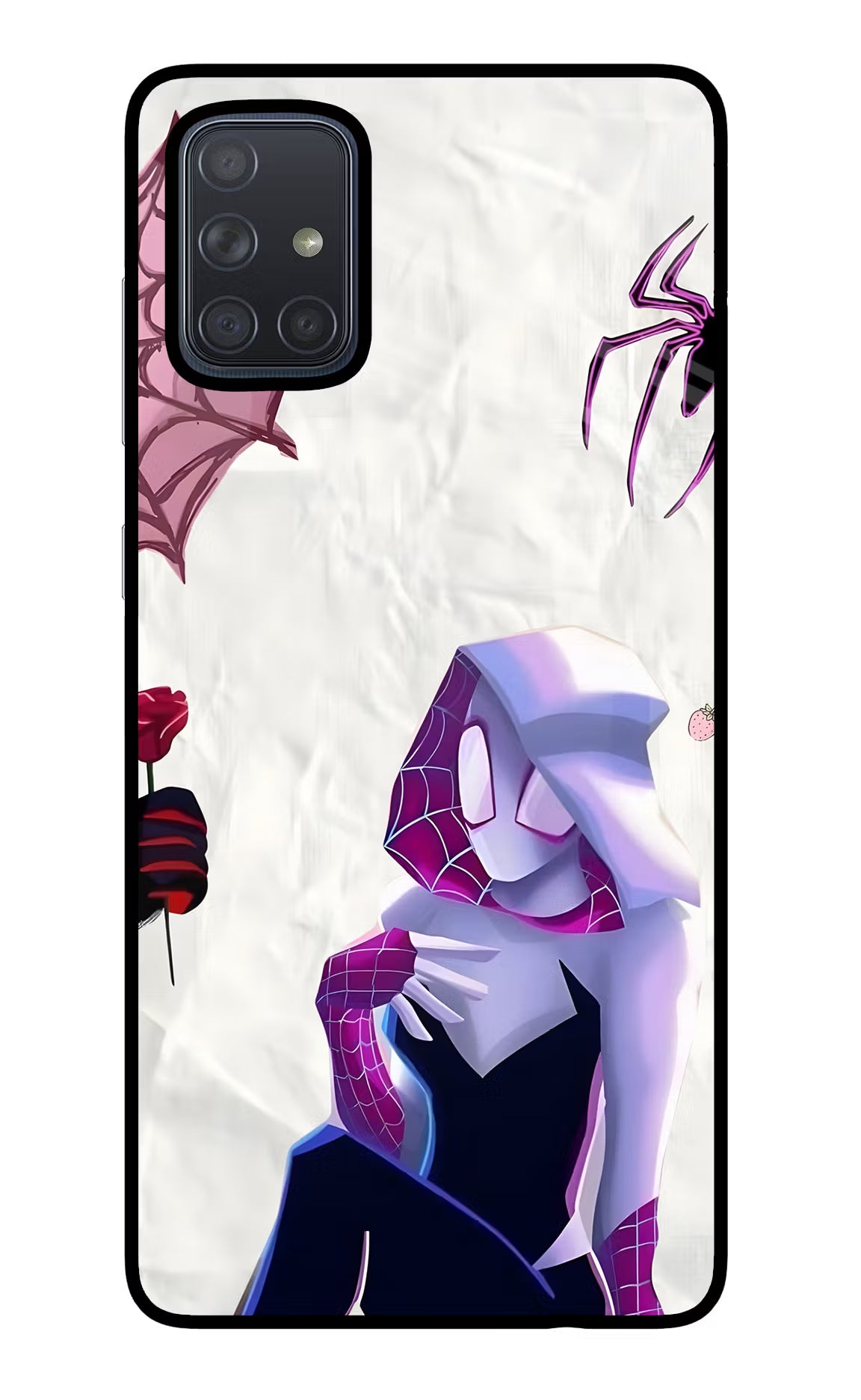 Gwen Verse Samsung A71 Glass Case - Gwen Verse Samsung A71 Glass Case Gwen Verse Samsung A71 Glass Case