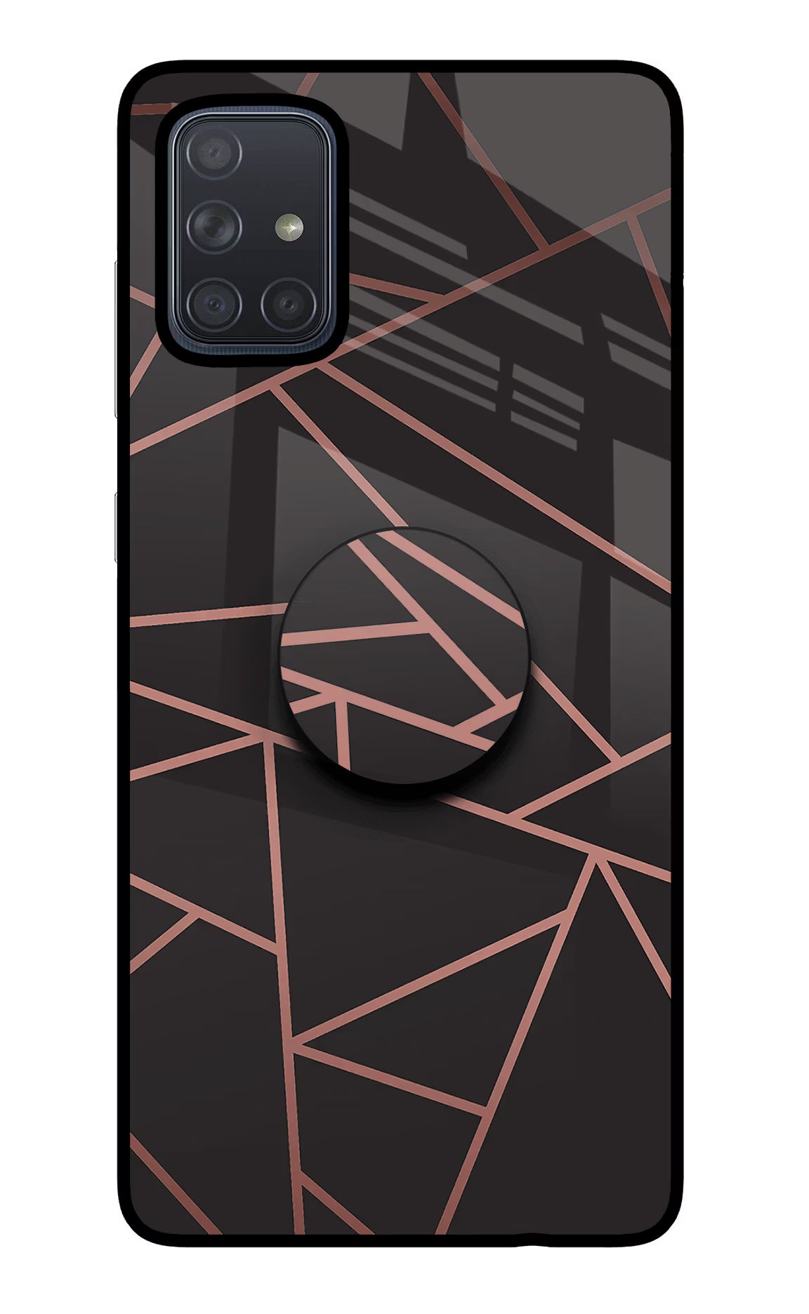 Geometric Pattern Samsung A71 Glass Case - Geometric Pattern Samsung A71 Glass Case Geometric Pattern Samsung A71 Glass Case