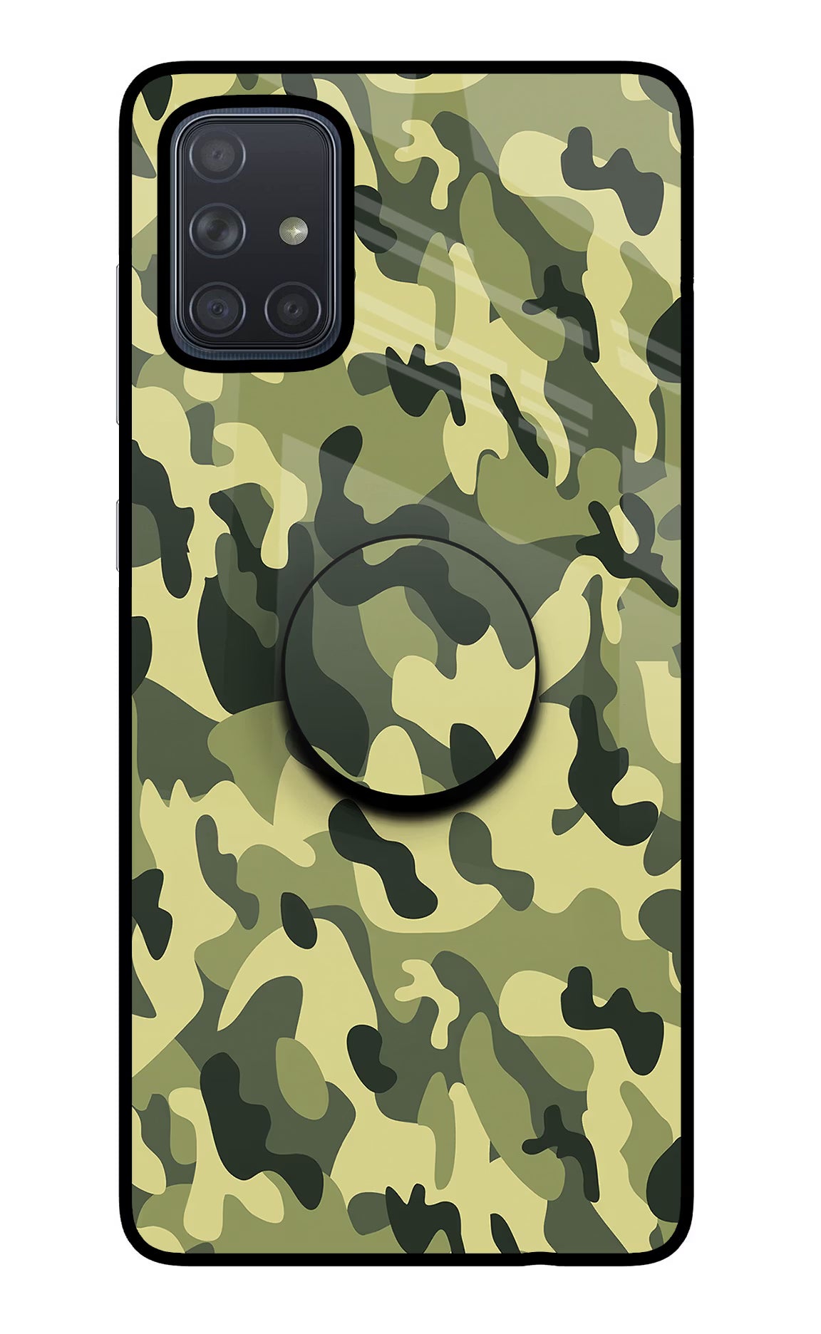 Camouflage Samsung A71 Pop Case - Camouflage Samsung A71 Pop Case by Casekaro Camouflage Samsung A71 Pop Case by Casekaro